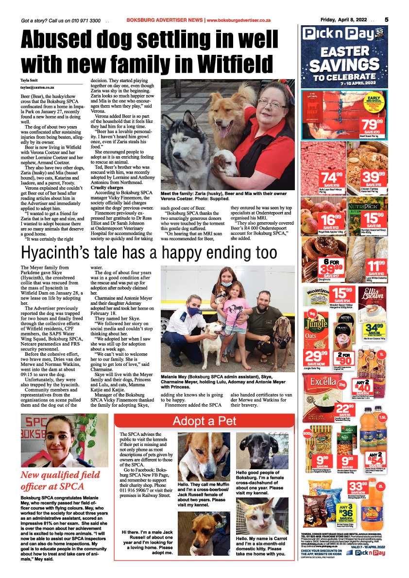 Boksburg Advertiser 8 April 2022 page 5