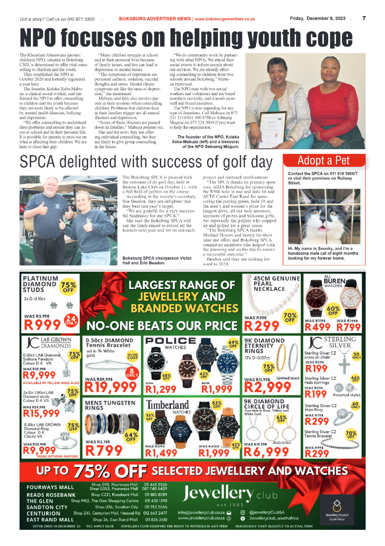 Boksburg Advertiser 8 December 2023 page 7