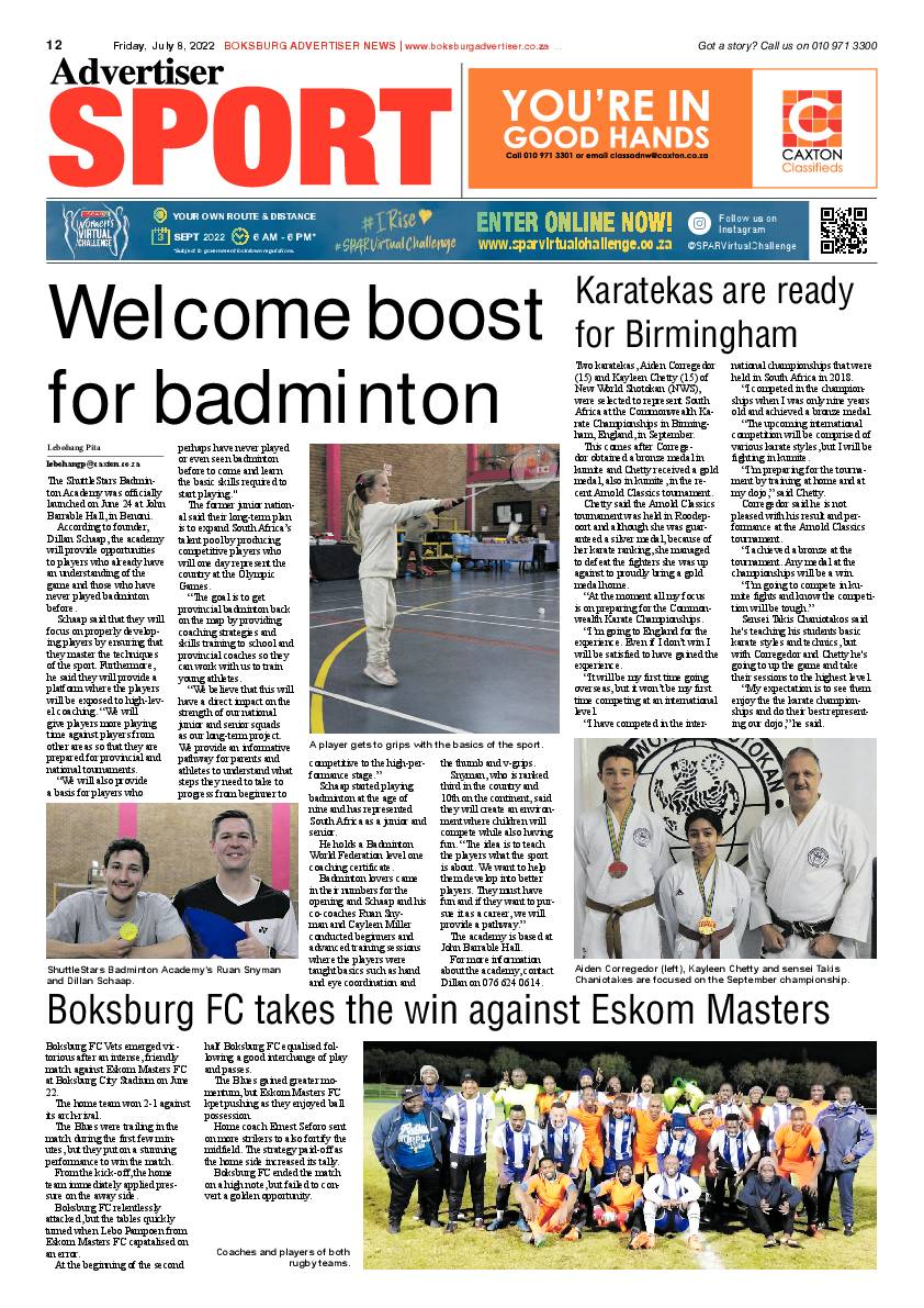 Boksburg Advertiser 8 July 2022 page 12