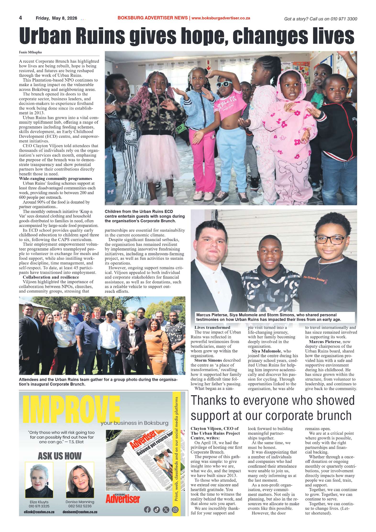 Boksburg Advertiser 8 May 2026 page 4