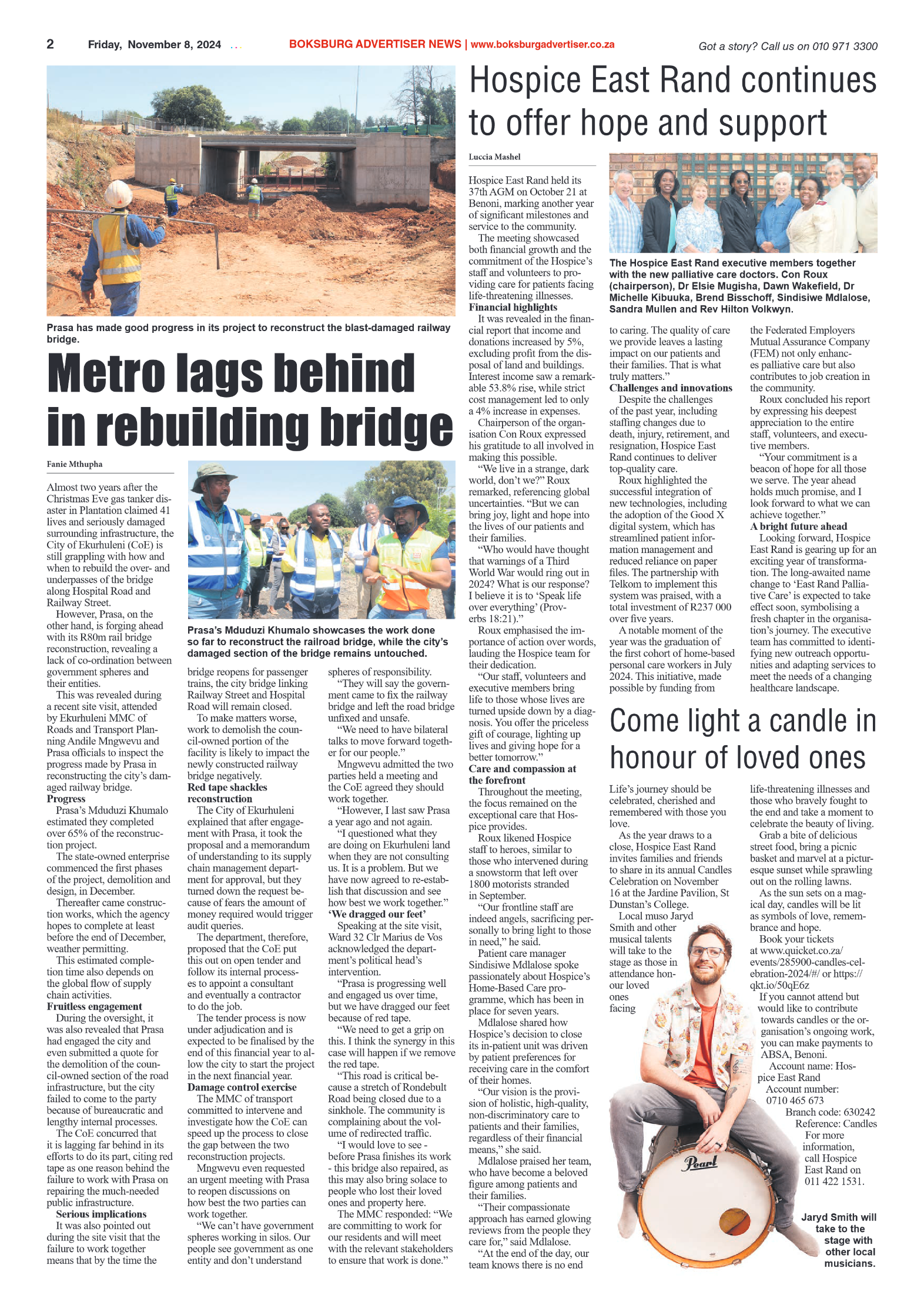 Boksburg Advertiser 8 November 2024 page 2