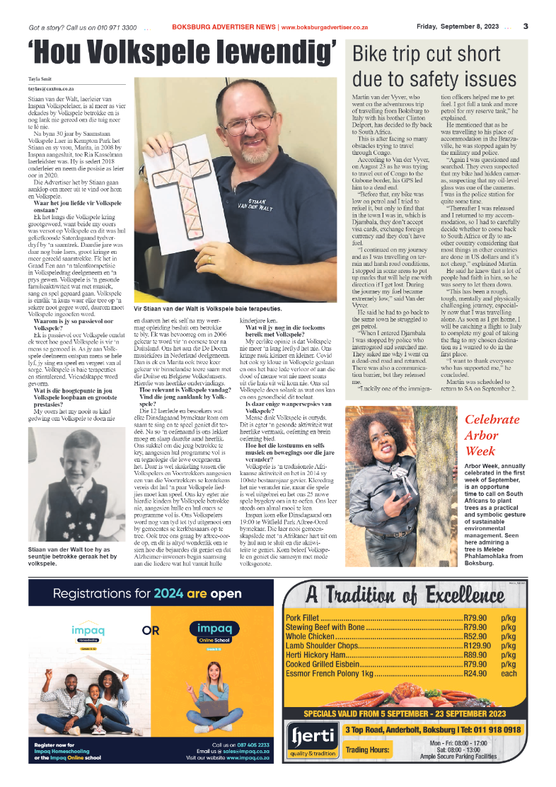 Boksburg Advertiser 8 September 2023 page 3