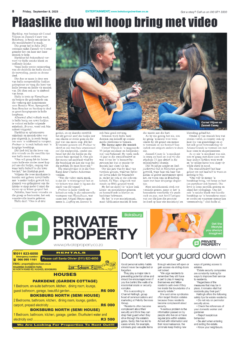 Boksburg Advertiser 8 September 2023 page 8