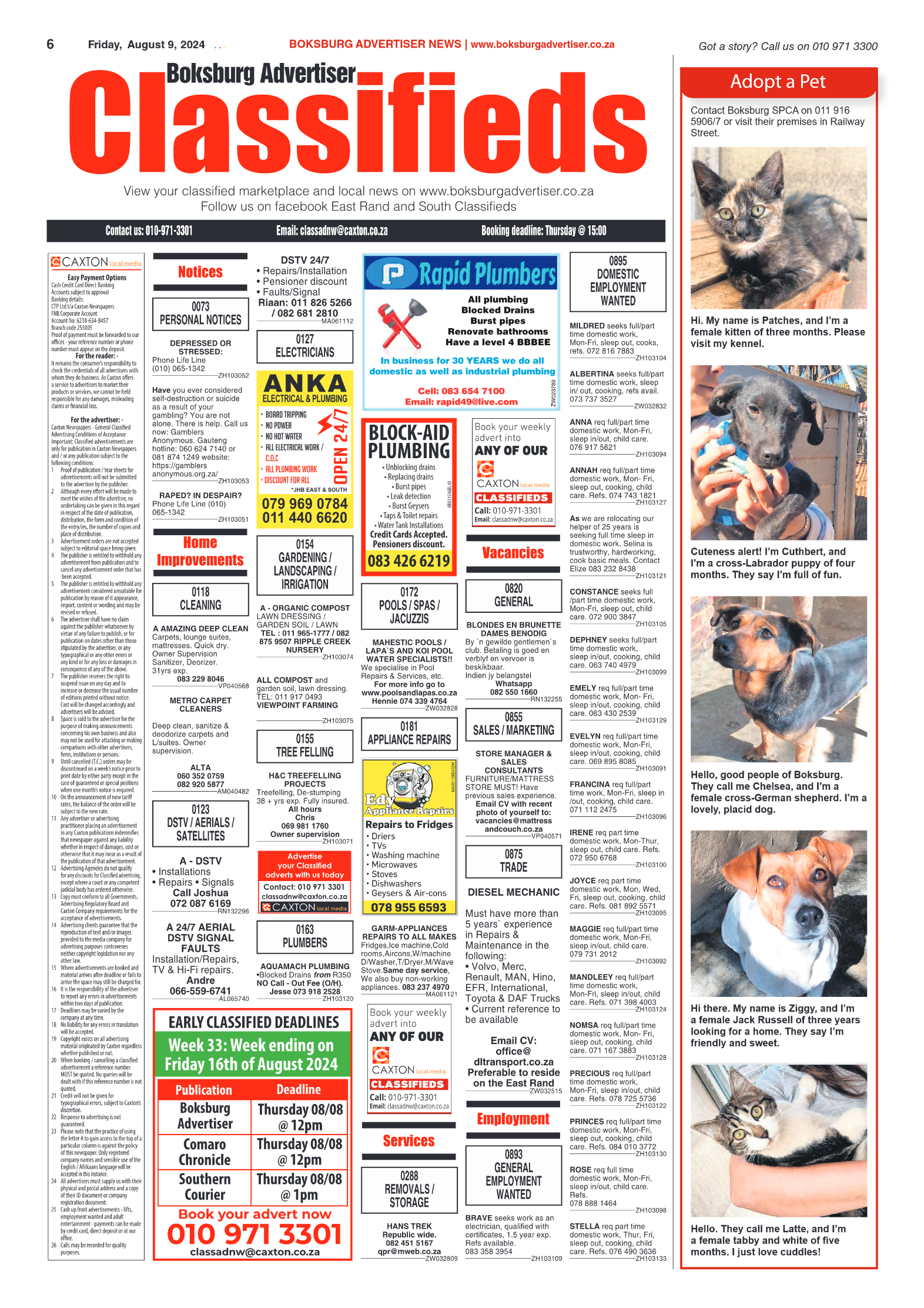 Boksburg Advertiser 9 August 2024 page 6