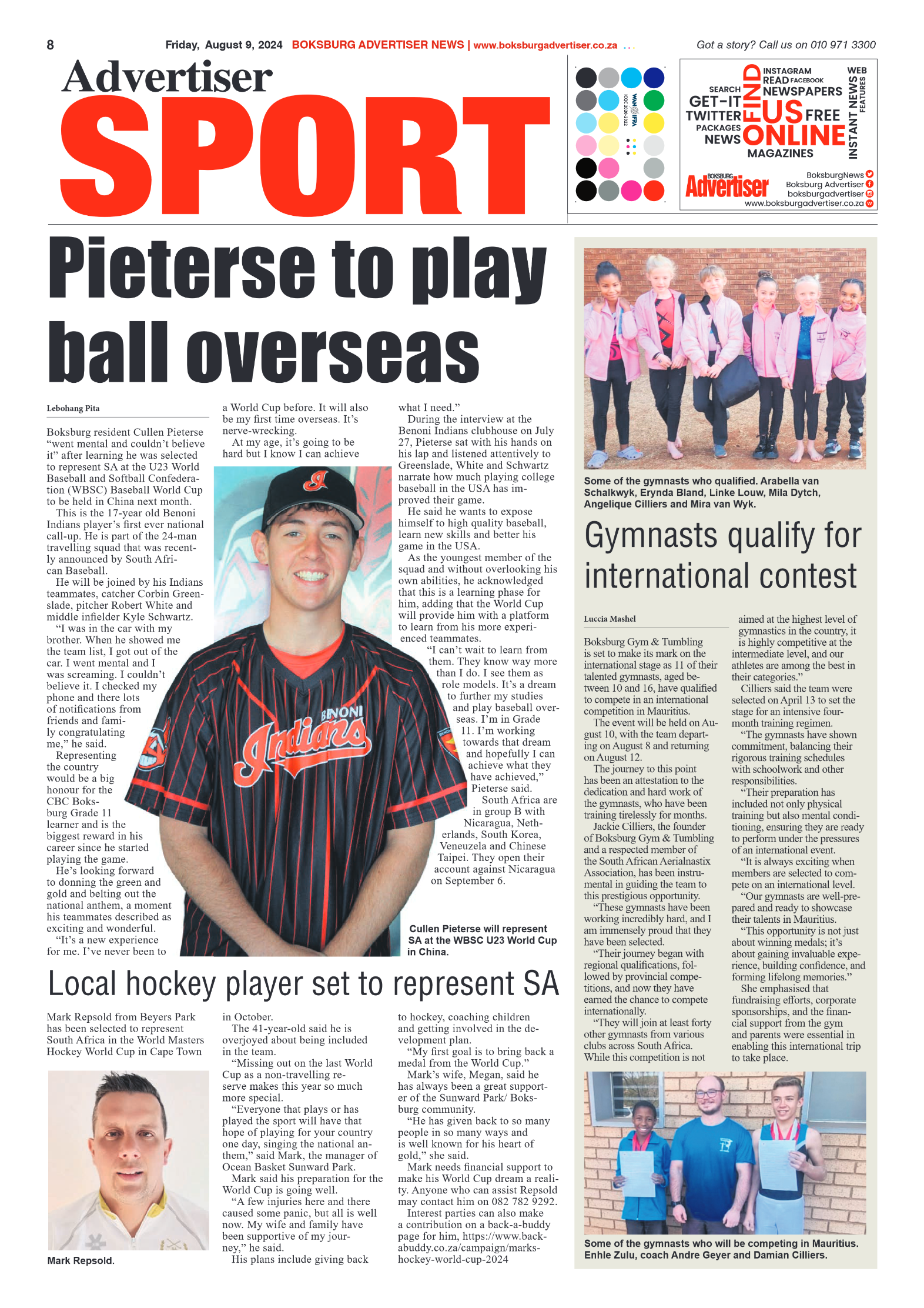 Boksburg Advertiser 9 August 2024 page 8
