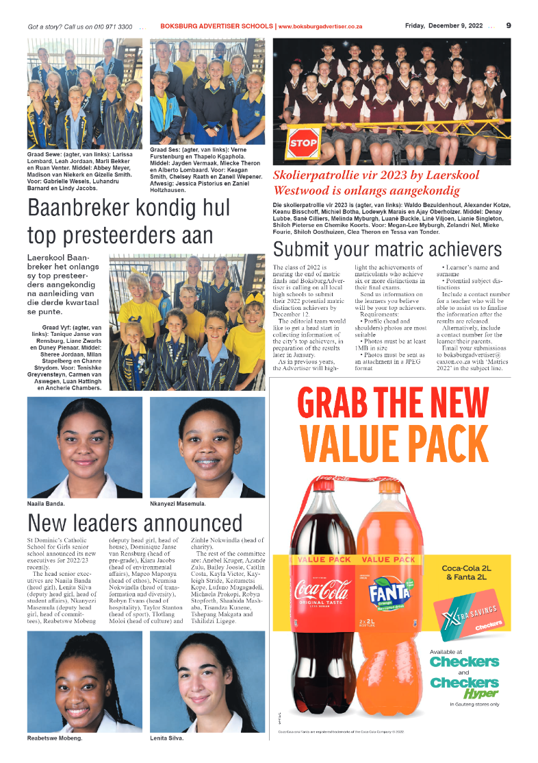 Boksburg Advertiser 9 Dec 2022 page 9