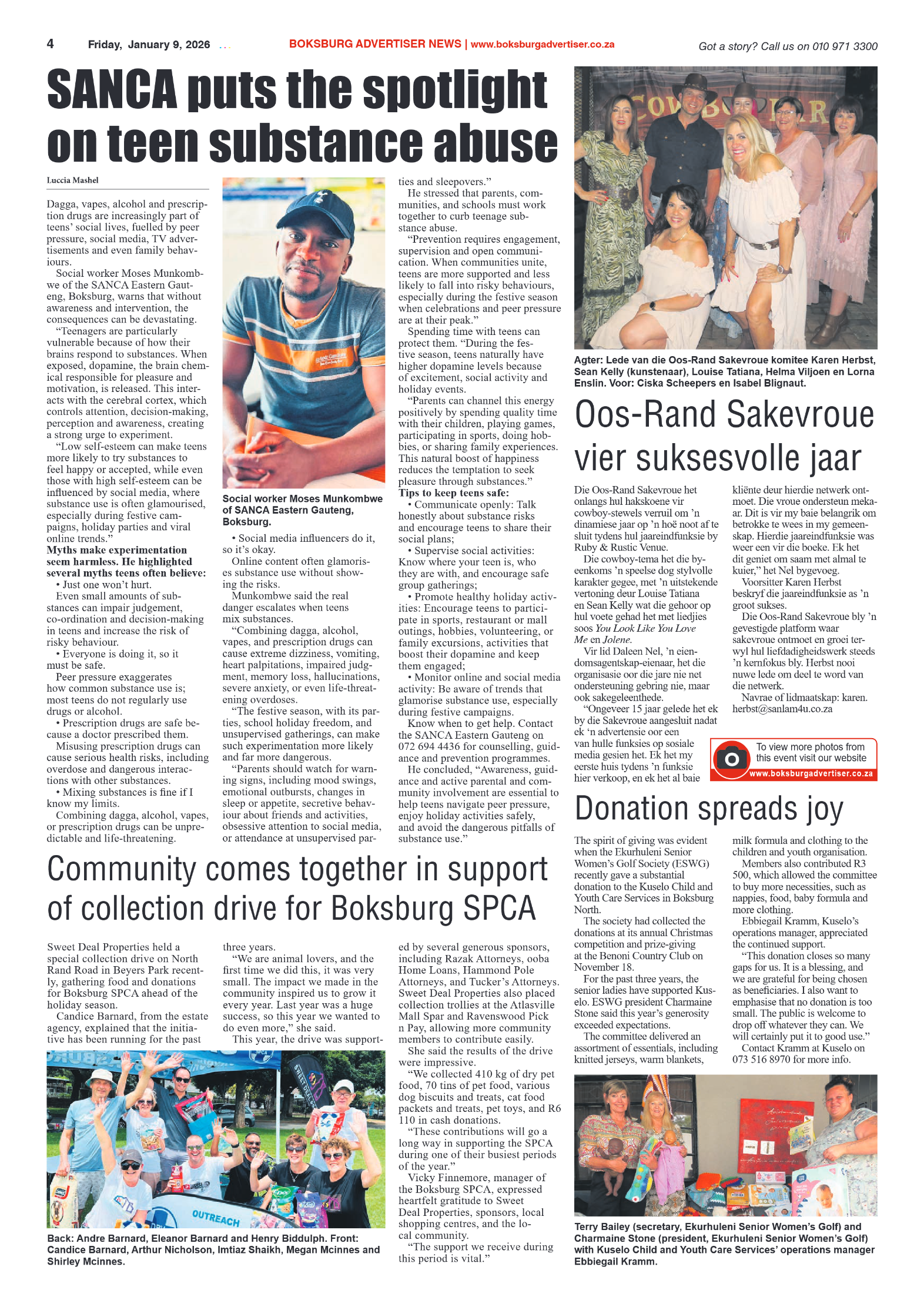 Boksburg Advertiser 9 January 2026 page 4