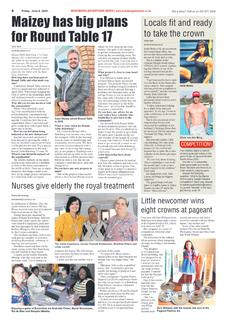 Boksburg Advertiser 9 June 2023 page 4