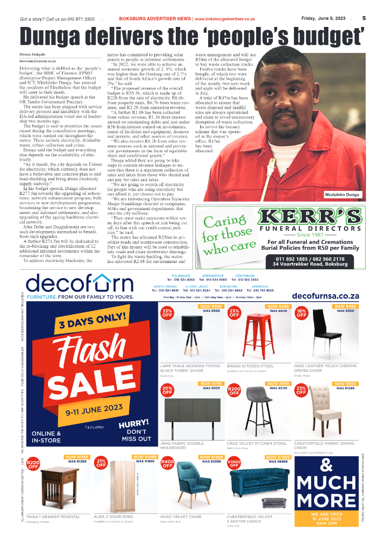 Boksburg Advertiser 9 June 2023 page 5