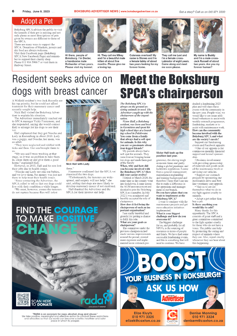 Boksburg Advertiser 9 June 2023 page 6