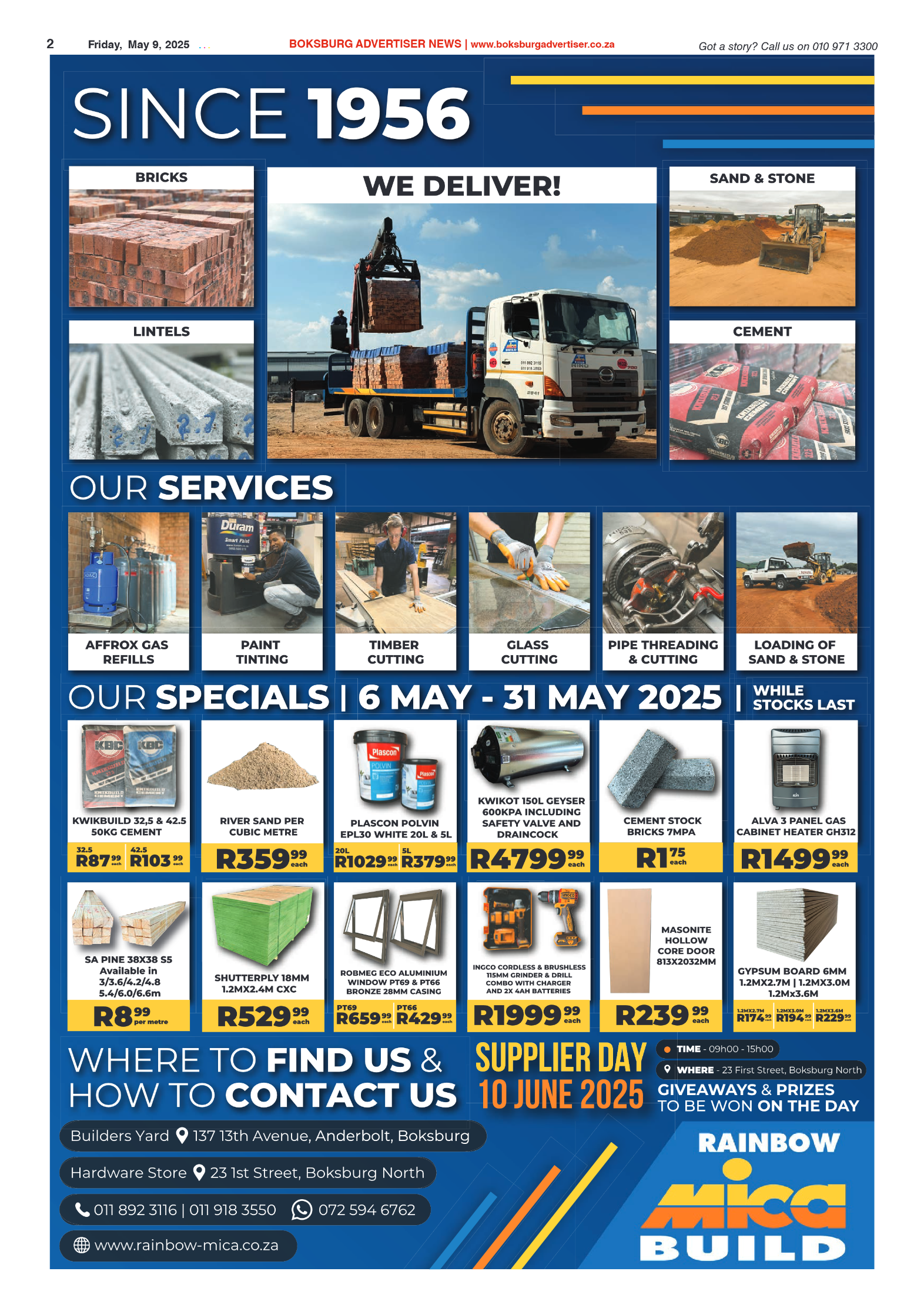 Boksburg Advertiser 9 May 2025 page 2