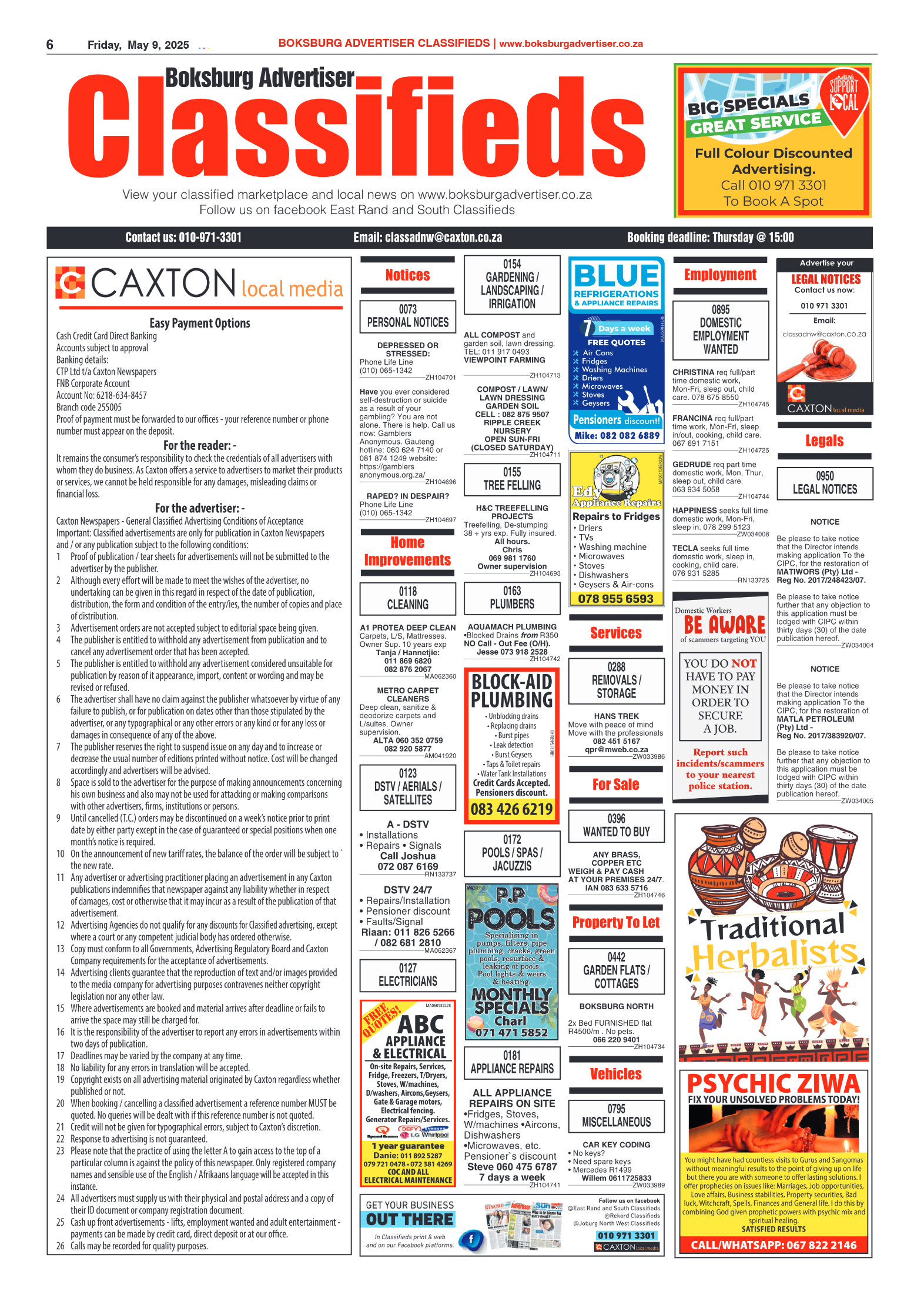 Boksburg Advertiser 9 May 2025 page 6