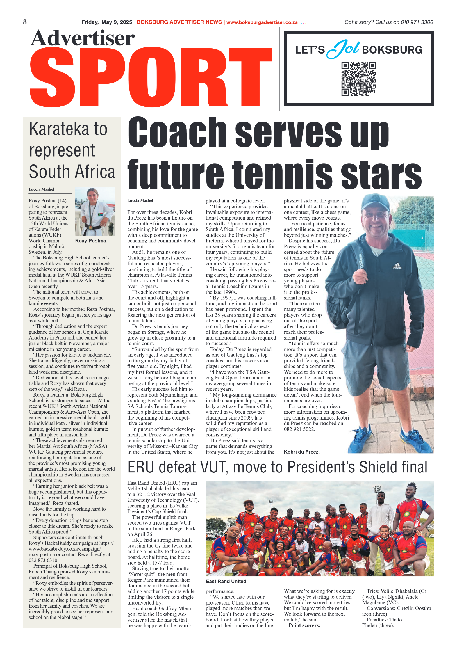 Boksburg Advertiser 9 May 2025 page 8