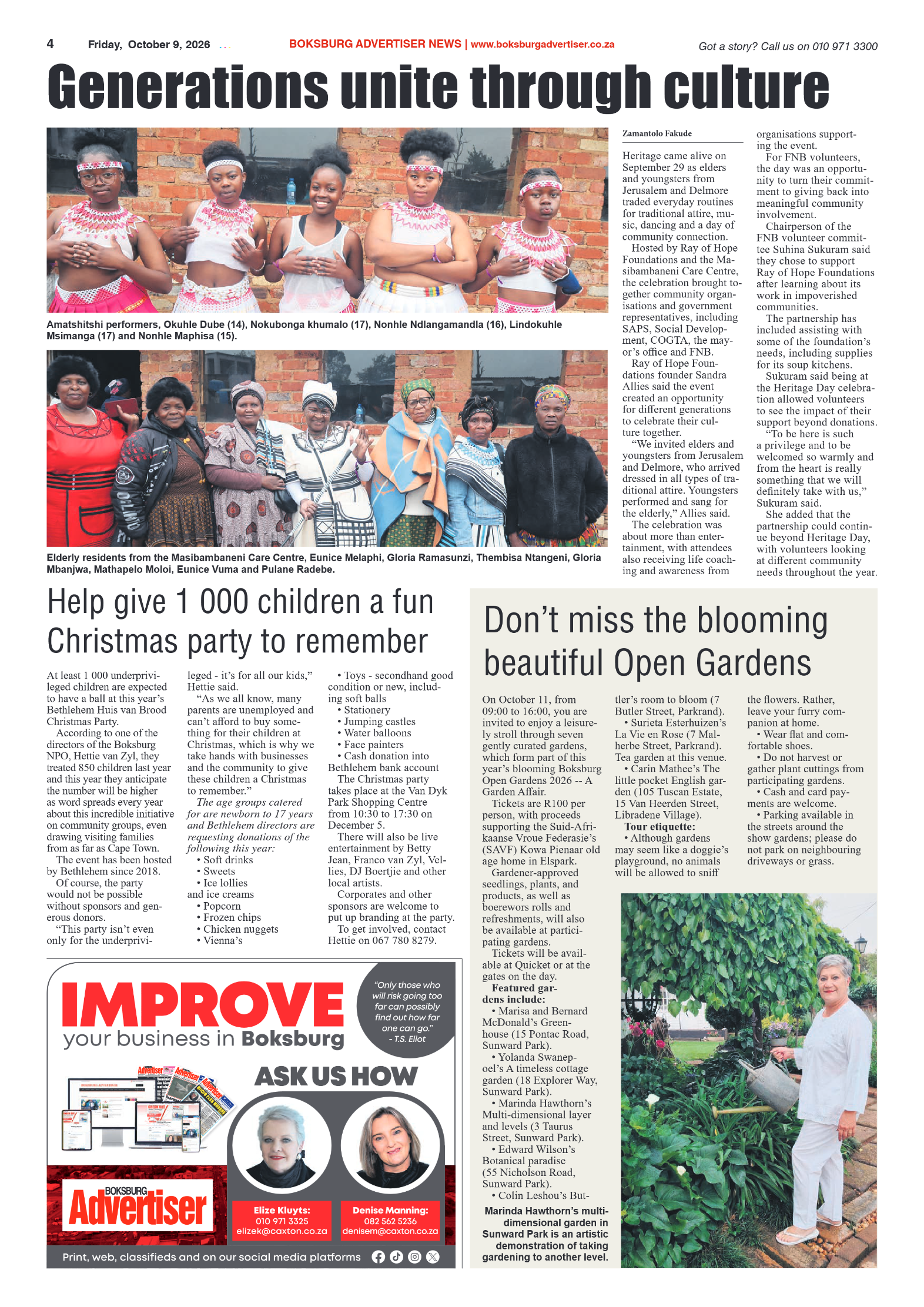 Boksburg Advertiser 9 October 2026 page 6