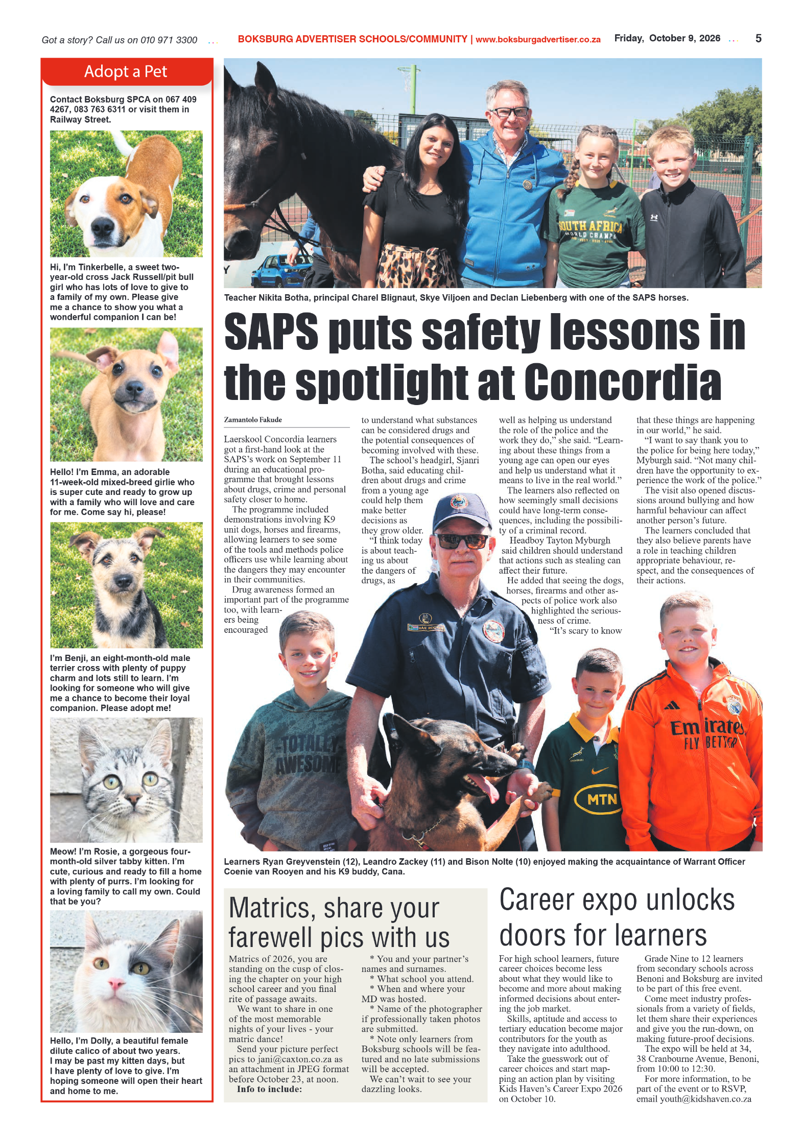 Boksburg Advertiser 9 October 2026 page 7