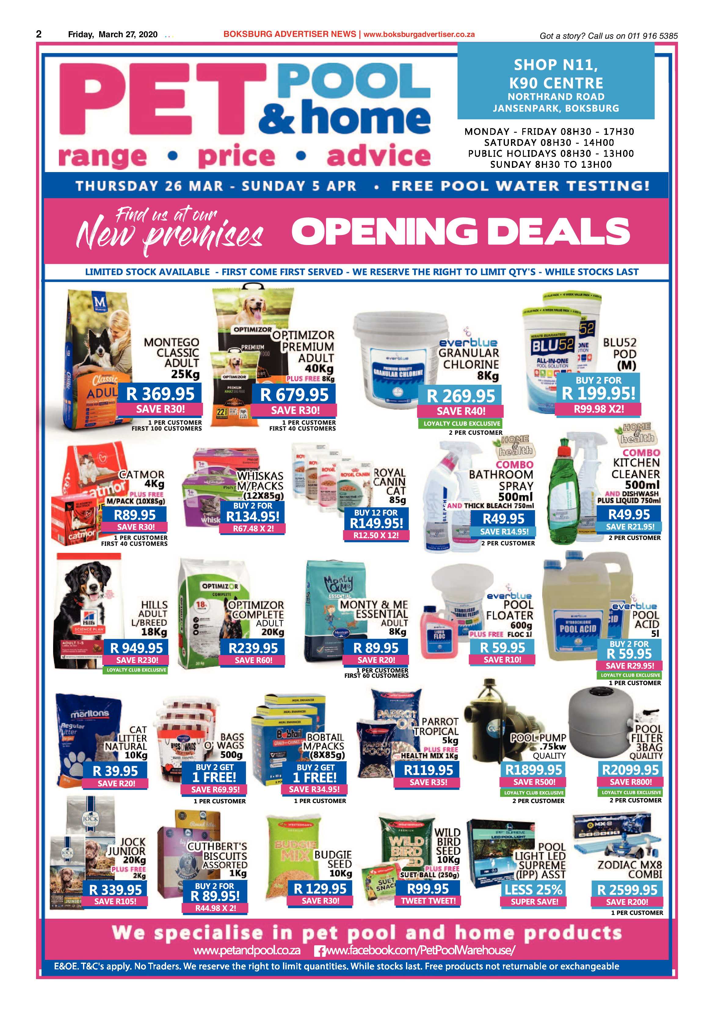 Boksburg Advertiser March 24 2020 page 2