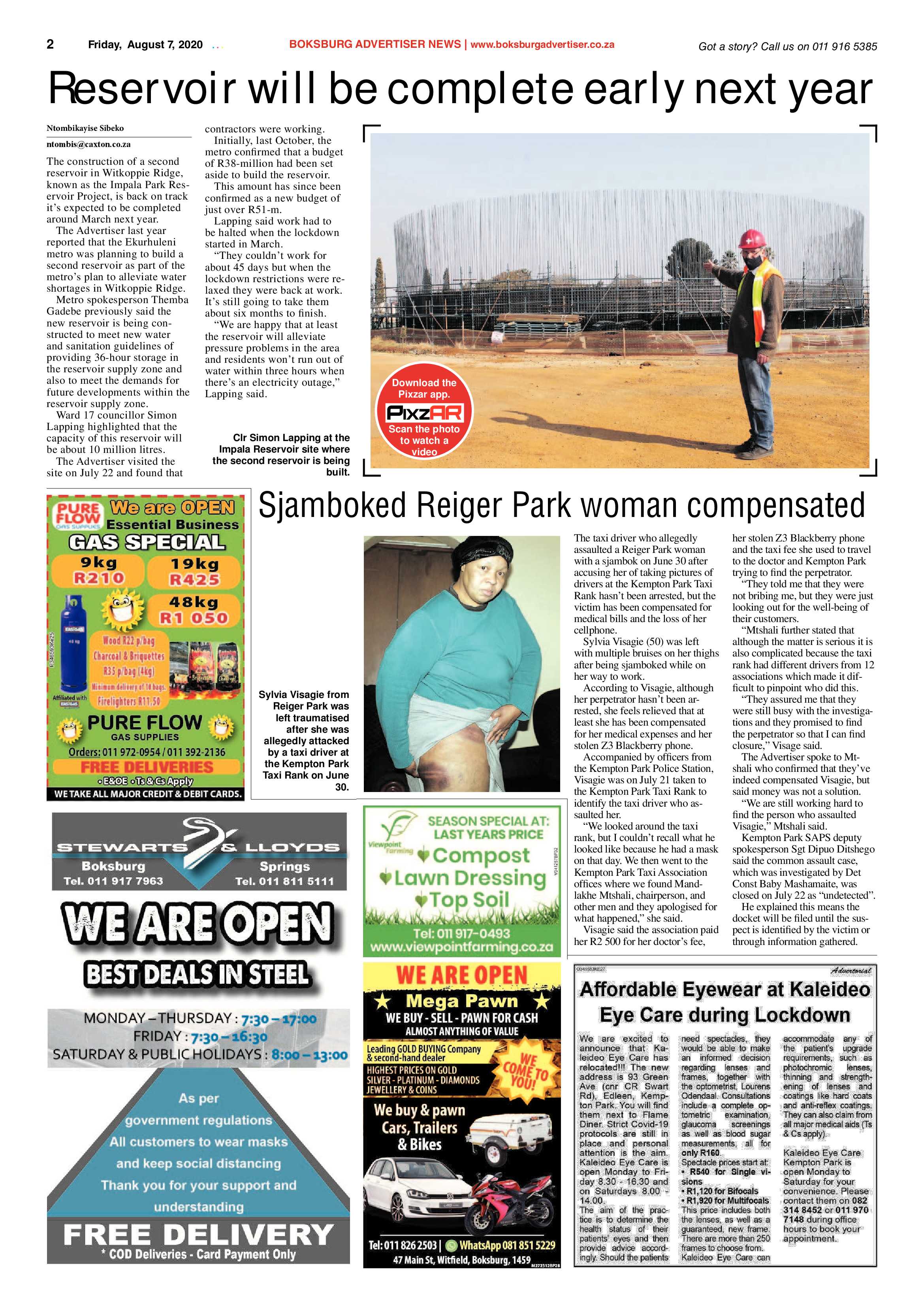 Boksburg Advertiser  04 August 2020 page 2