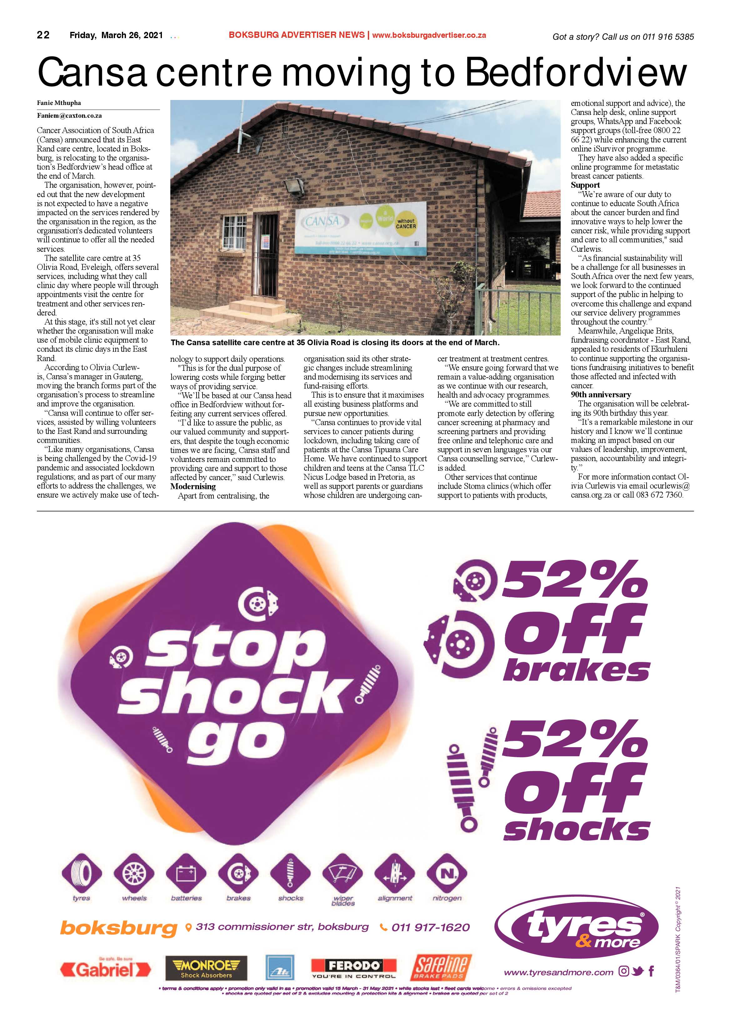 Boksburg Advertiser  26 March 2021 page 22
