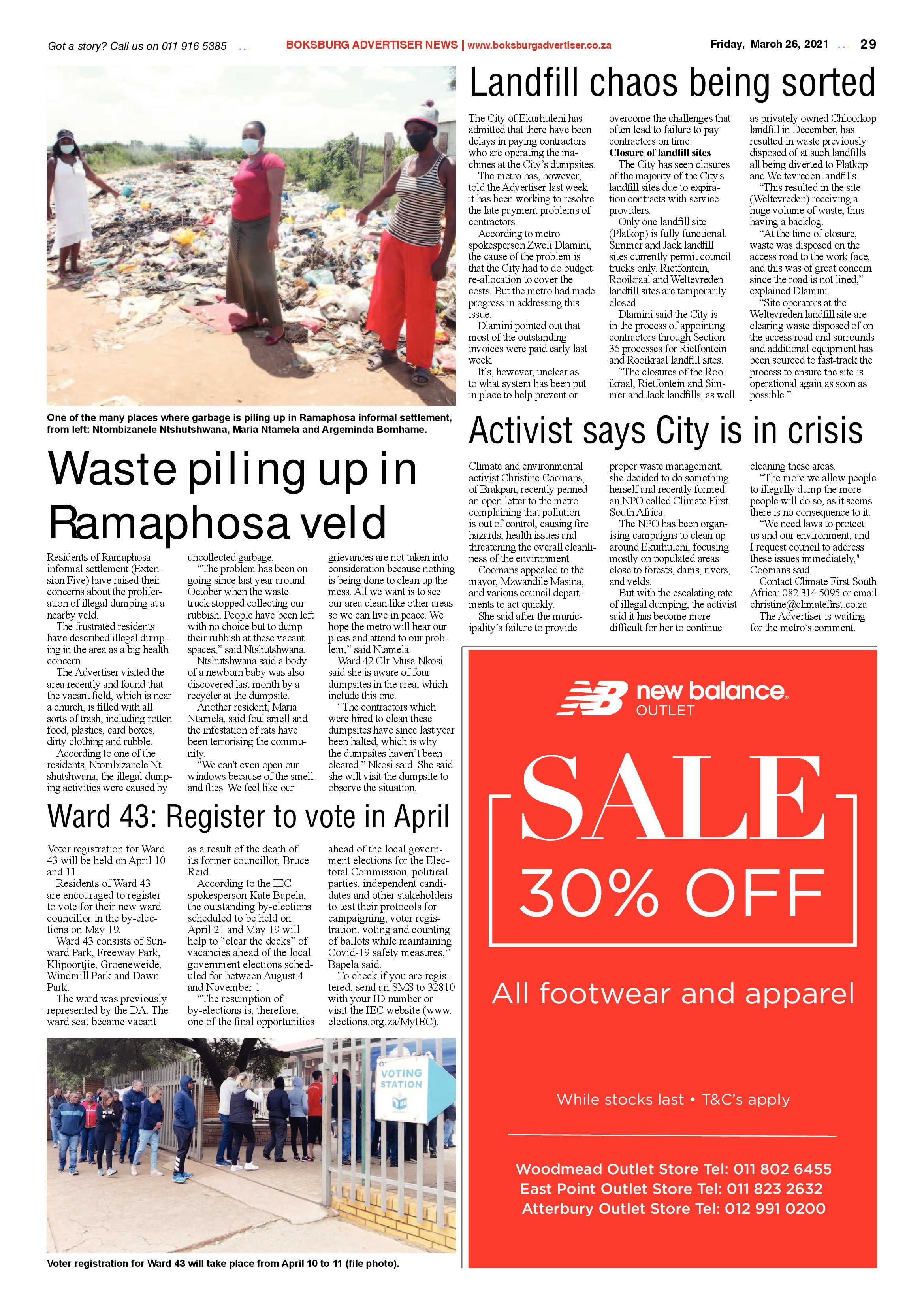 Boksburg Advertiser  26 March 2021 page 29