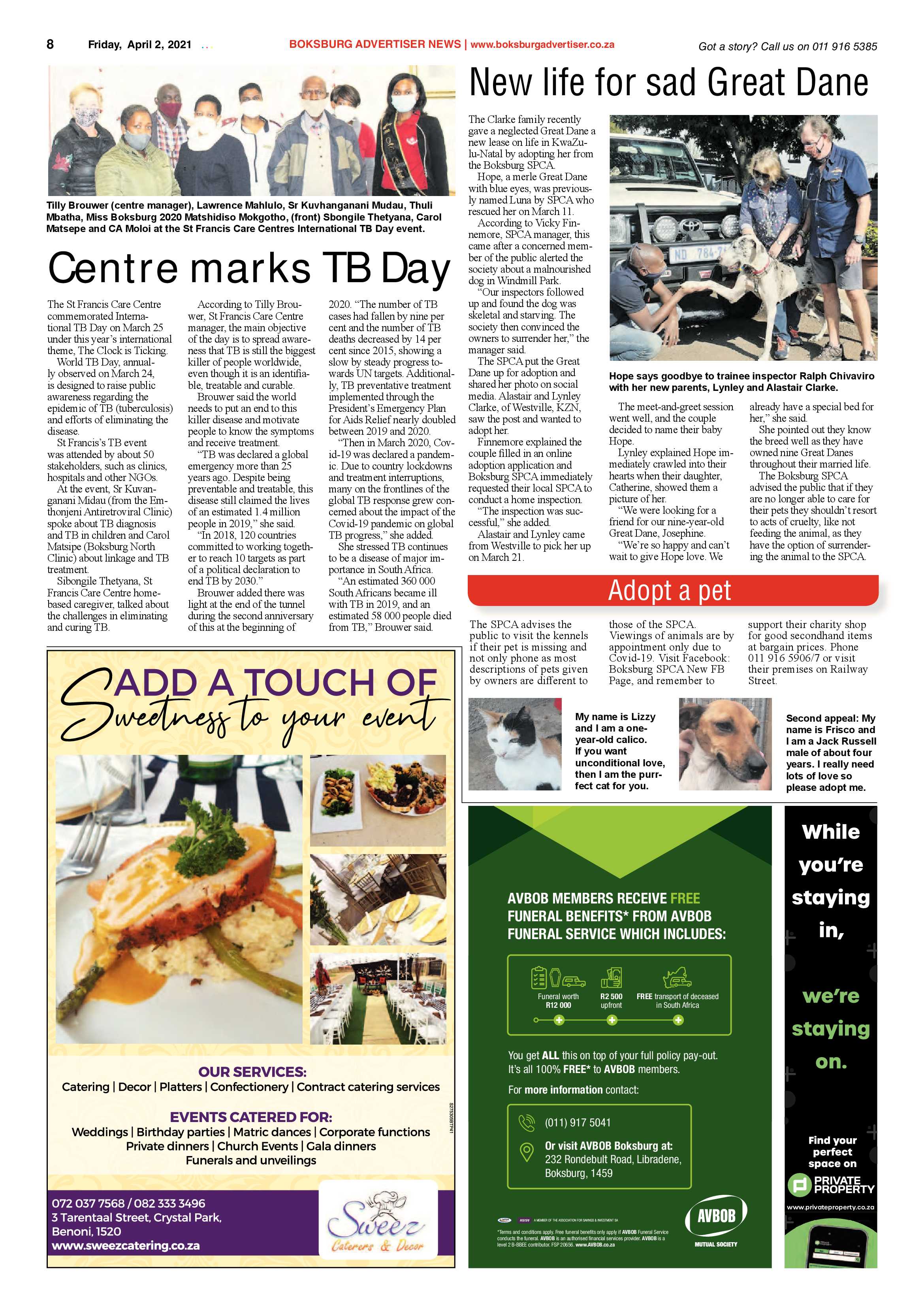 Boksburg Advertiser 30 March 2021 page 8