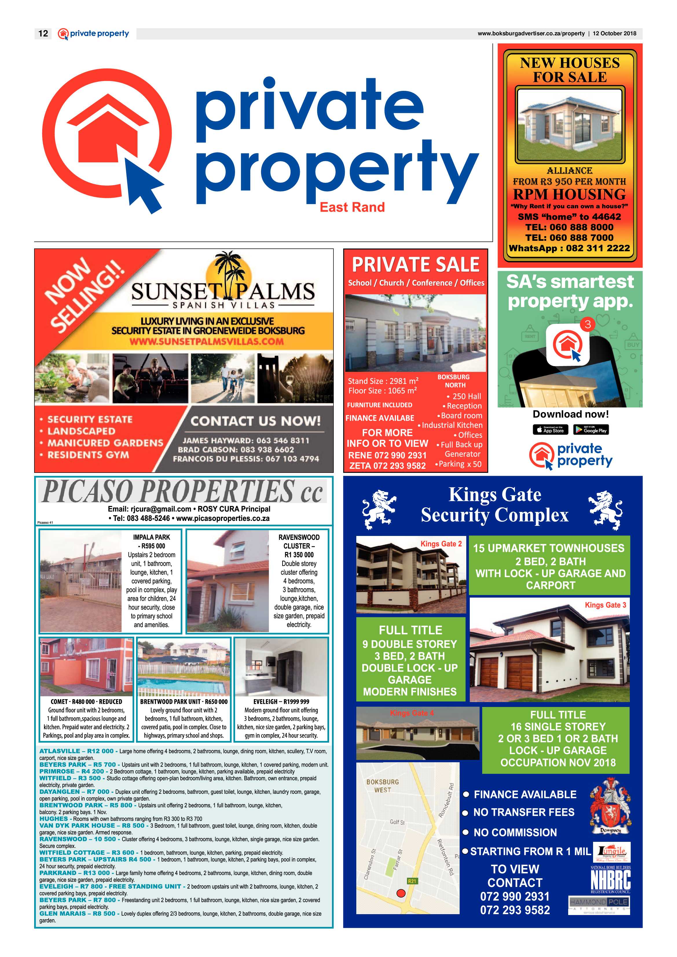 Boksburg Advertiser 09 October 2018 page 12