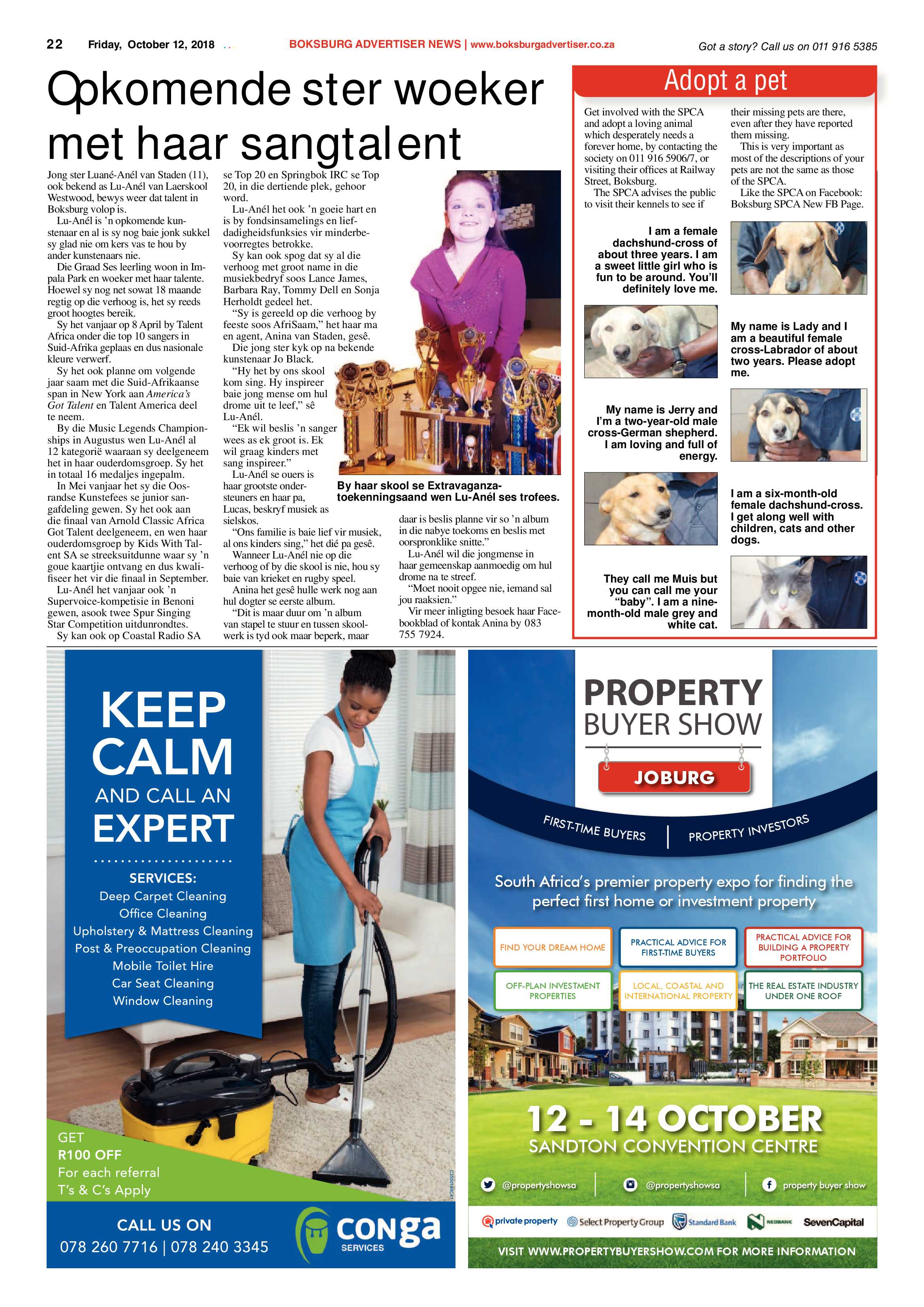 Boksburg Advertiser 09 October 2018 page 22