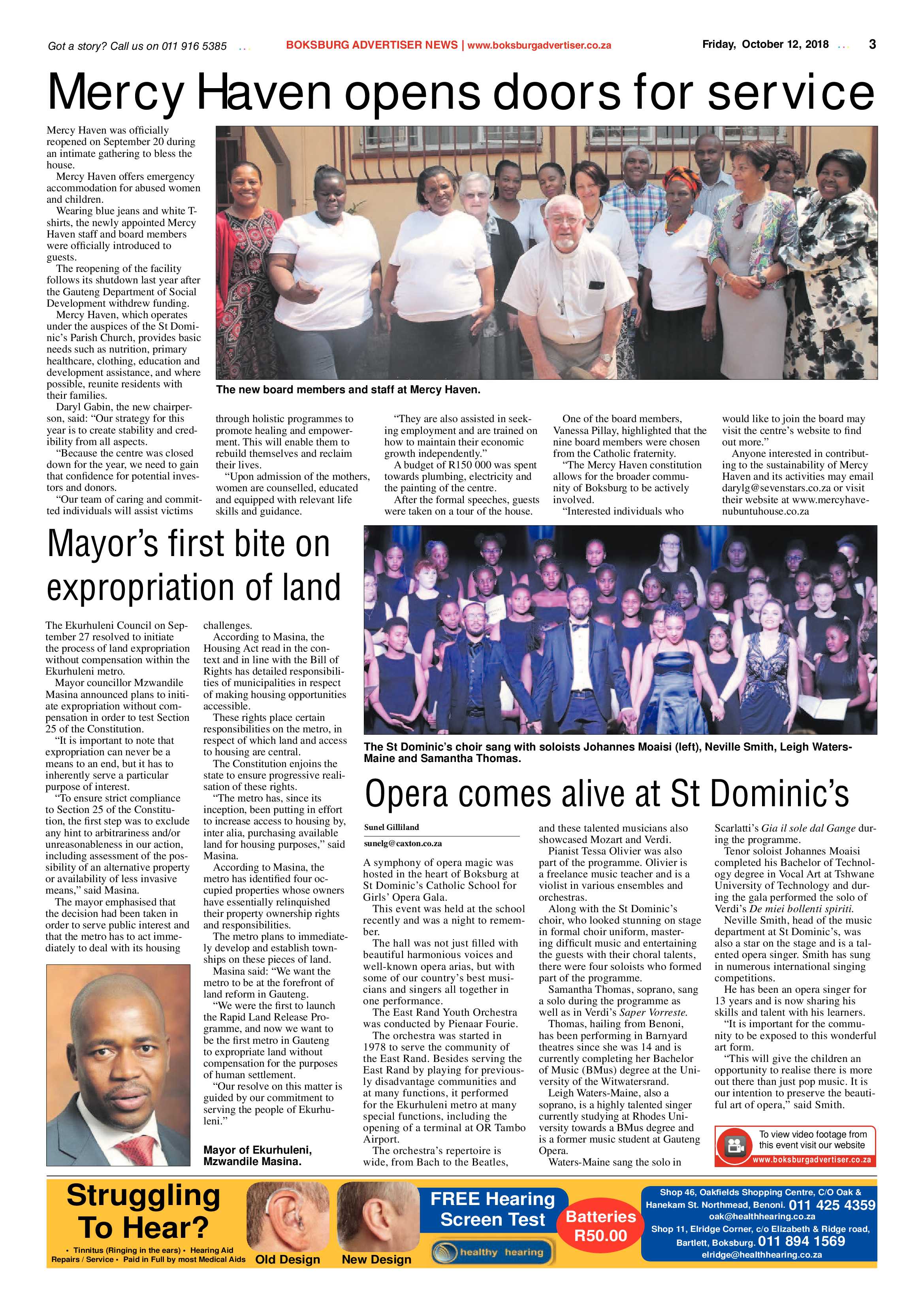Boksburg Advertiser 09 October 2018 page 3