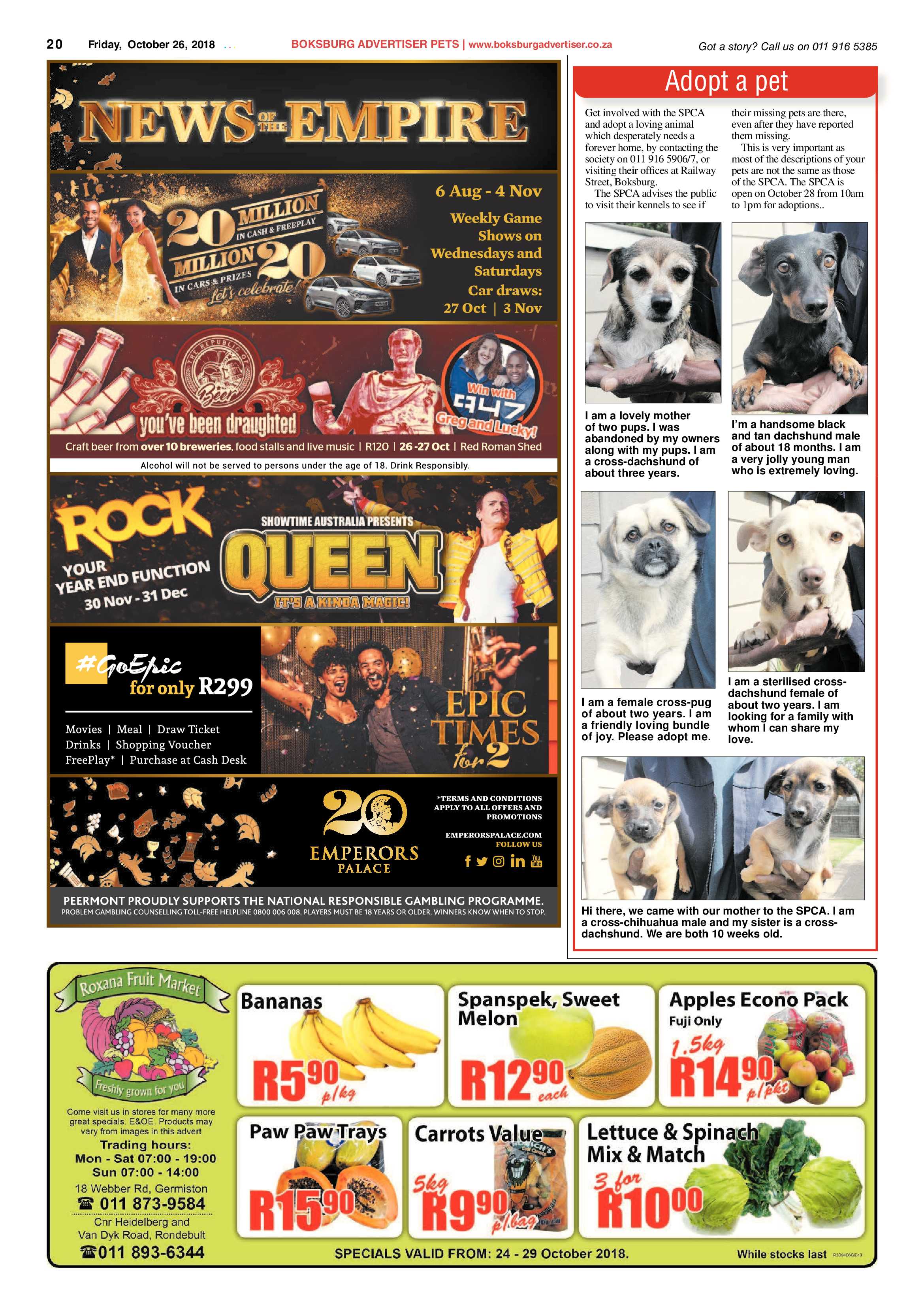 Boksburg Advetiser 23 October 2018 page 20