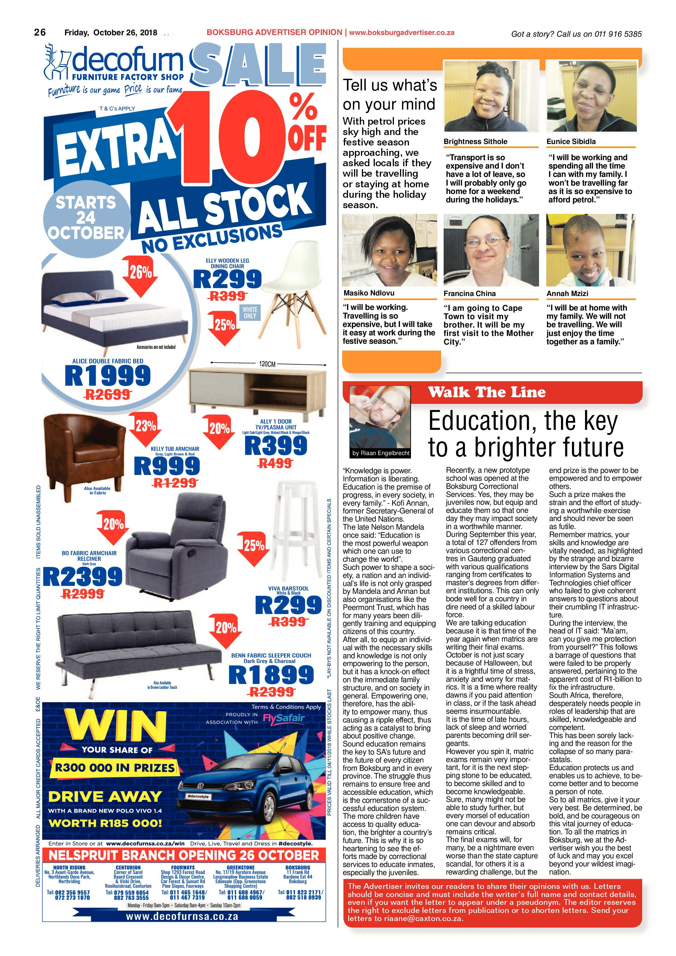 Boksburg Advetiser 23 October 2018 page 26