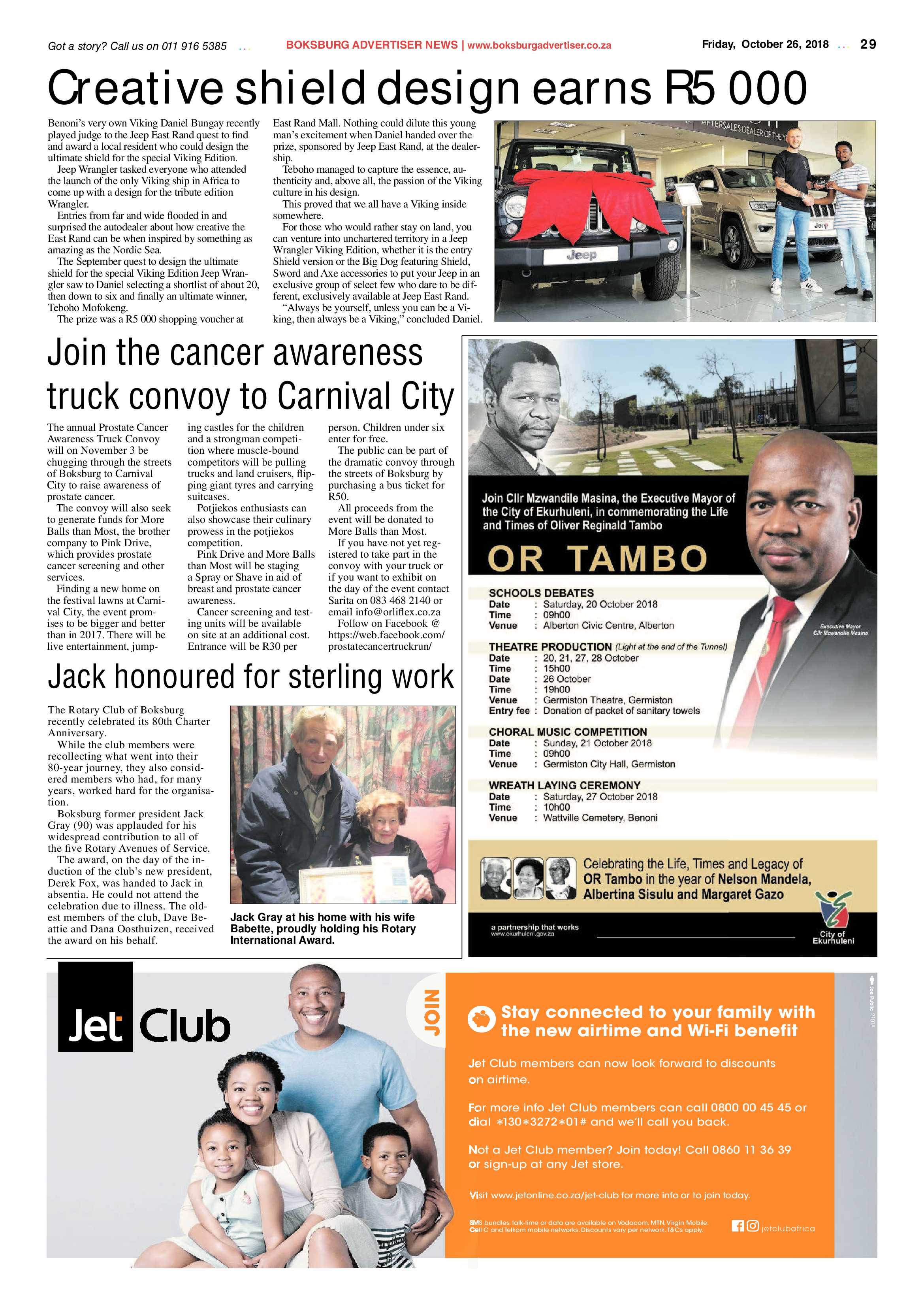 Boksburg Advetiser 23 October 2018 page 29