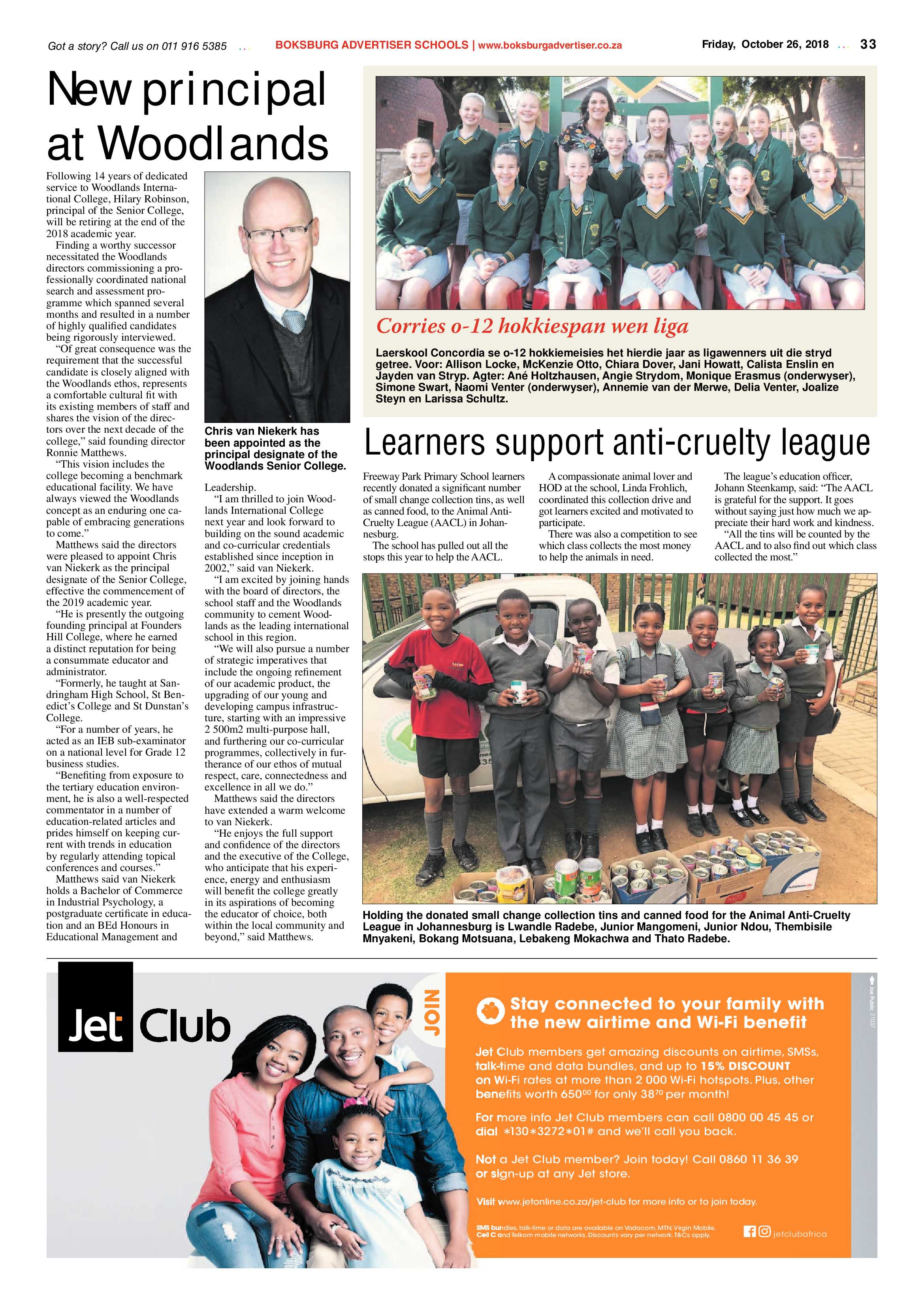 Boksburg Advetiser 23 October 2018 page 33