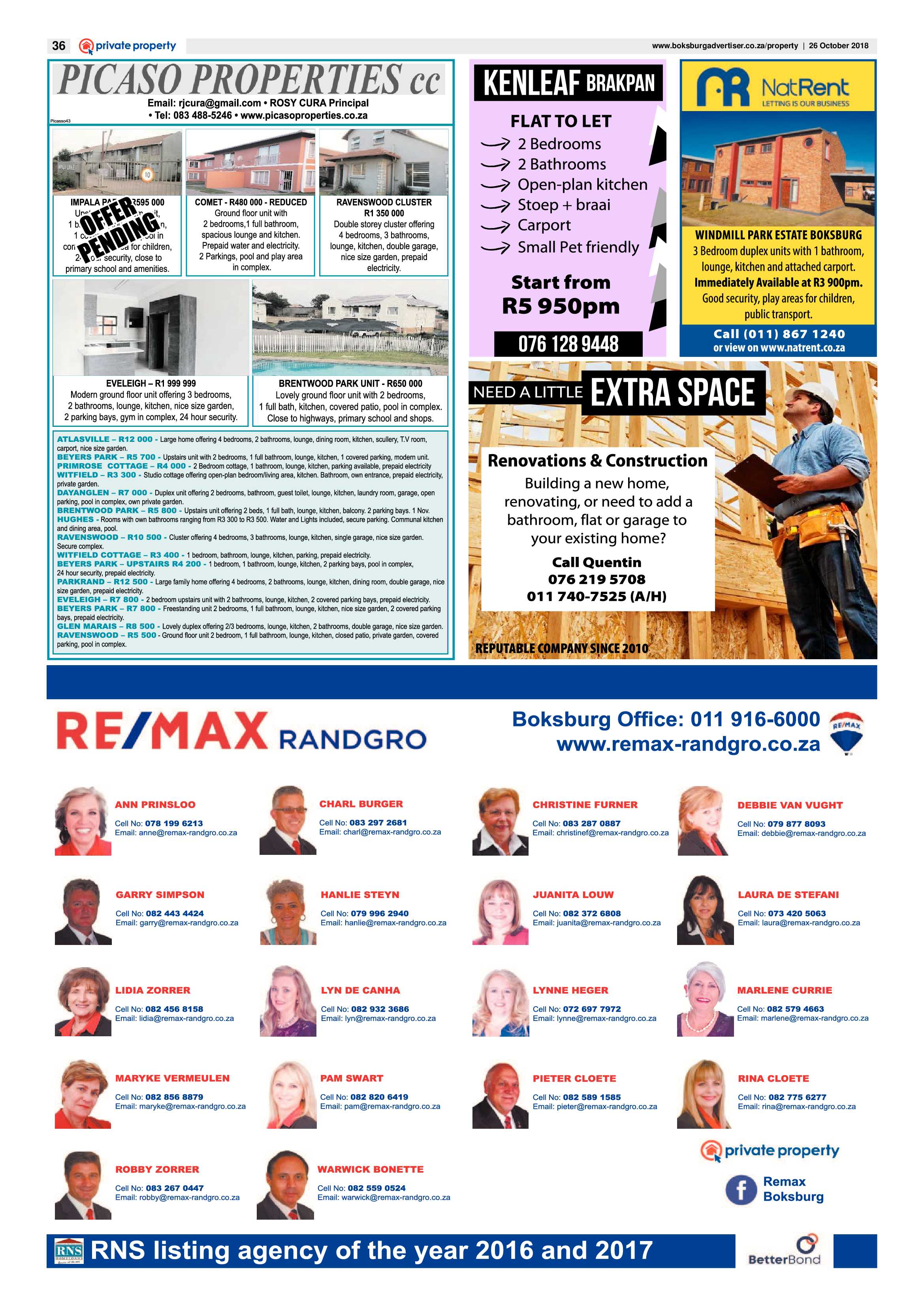 Boksburg Advetiser 23 October 2018 page 36