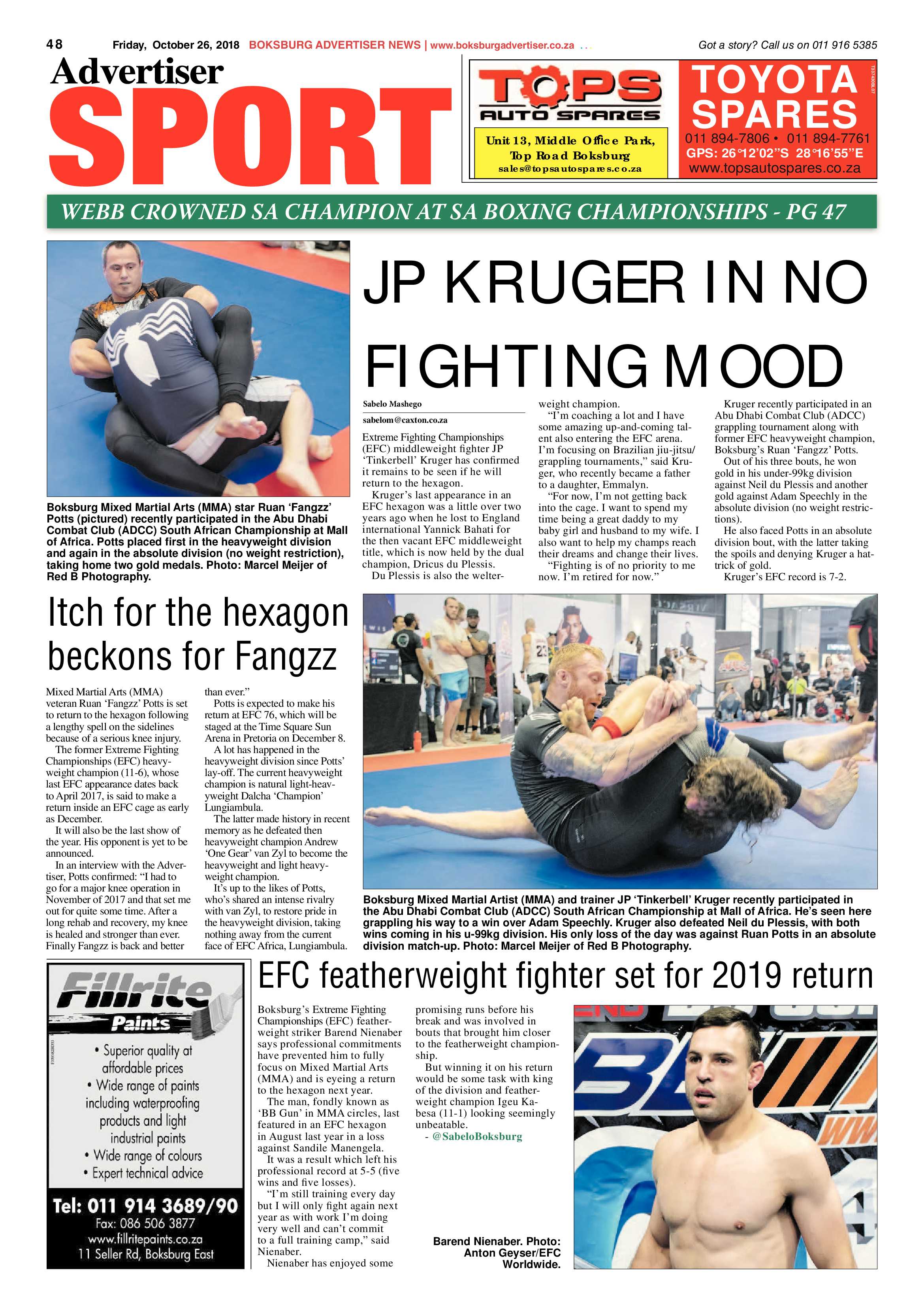 Boksburg Advetiser 23 October 2018 page 48