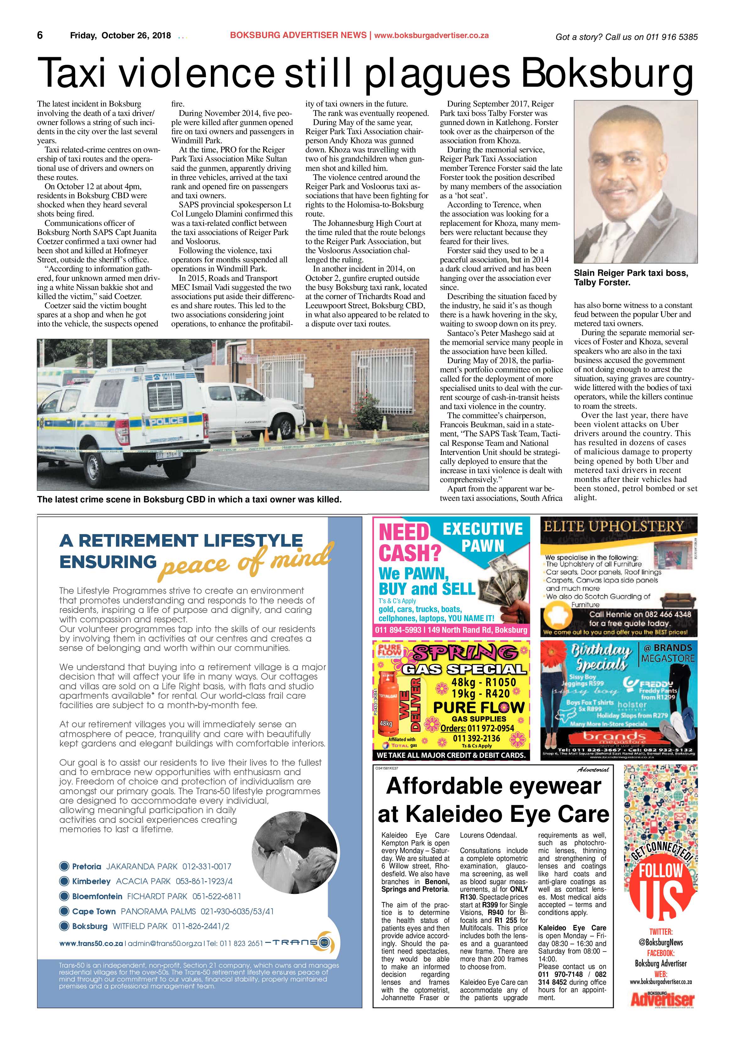 Boksburg Advetiser 23 October 2018 page 6