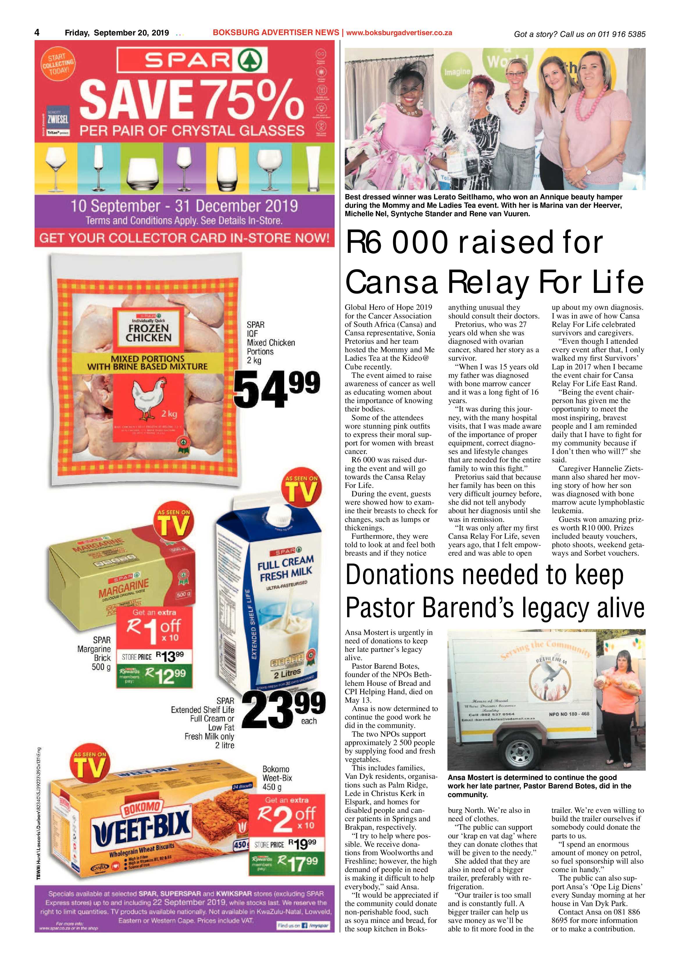 Boksburg Advrtiser 17 September 2019 page 4