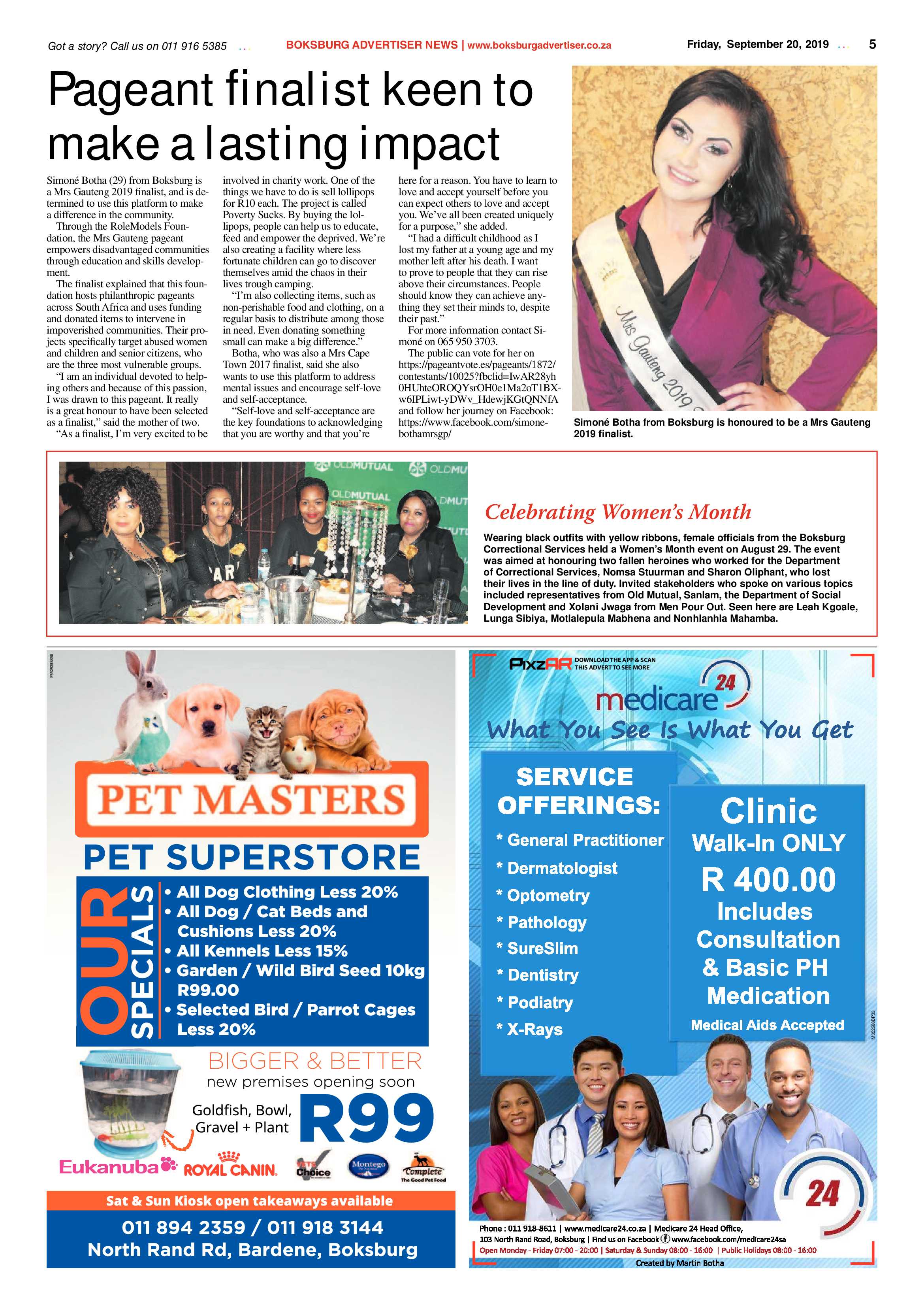 Boksburg Advrtiser 17 September 2019 page 5