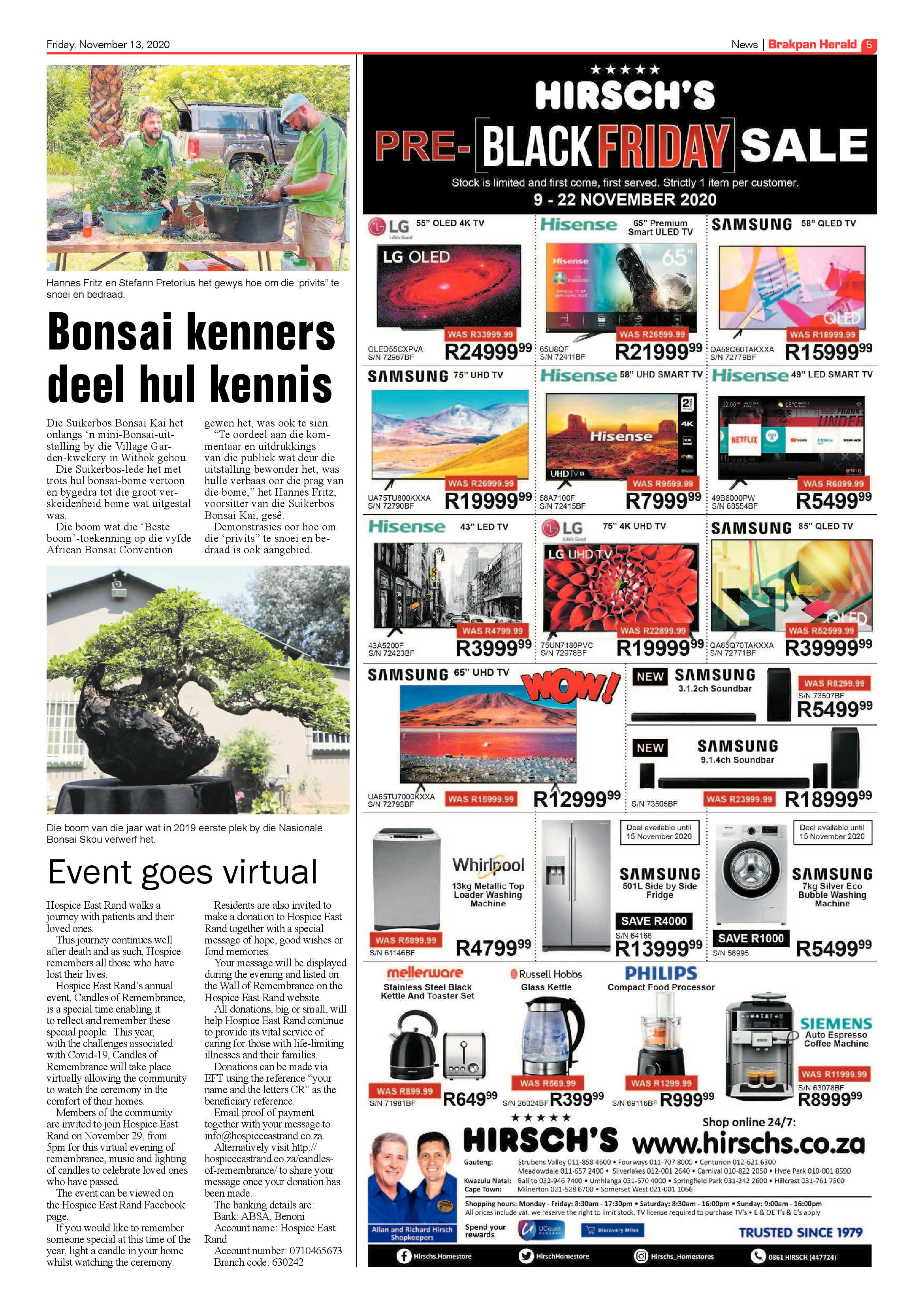 Brakpan Herald 13 November  2020 page 5