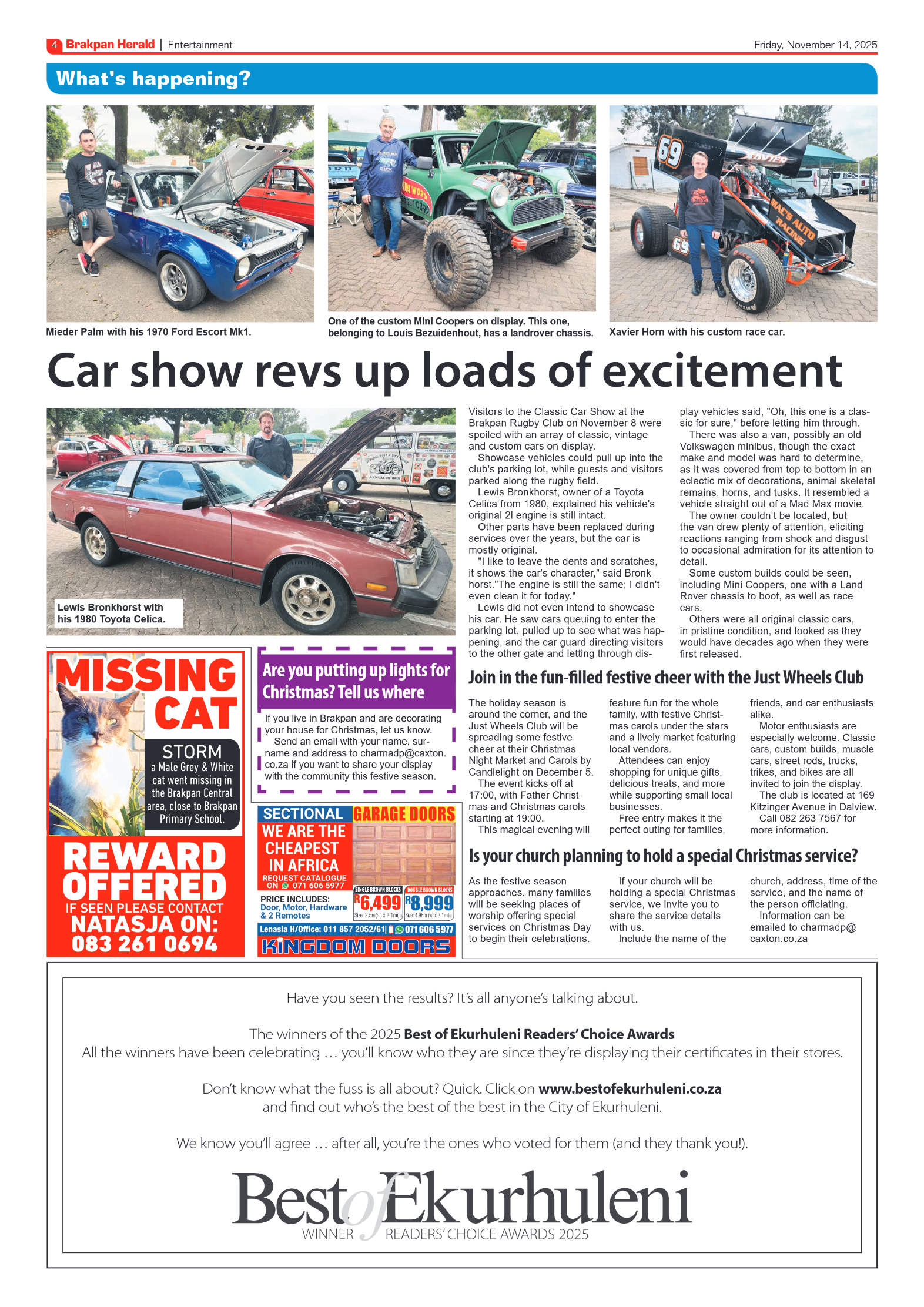 Brakpan Herald 14 November 2025 page 6