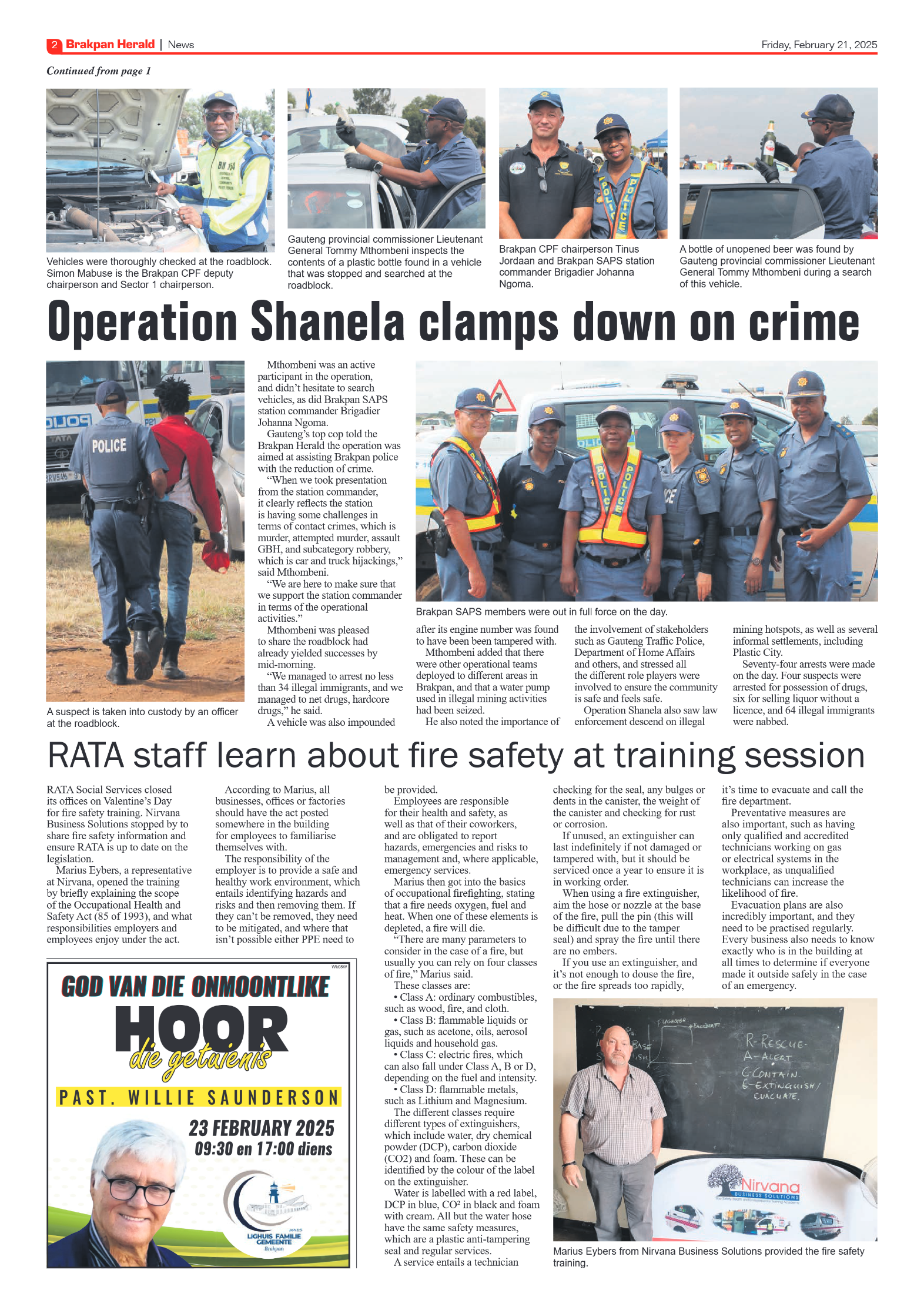 Brakpan Herald 21 February 2025 page 2
