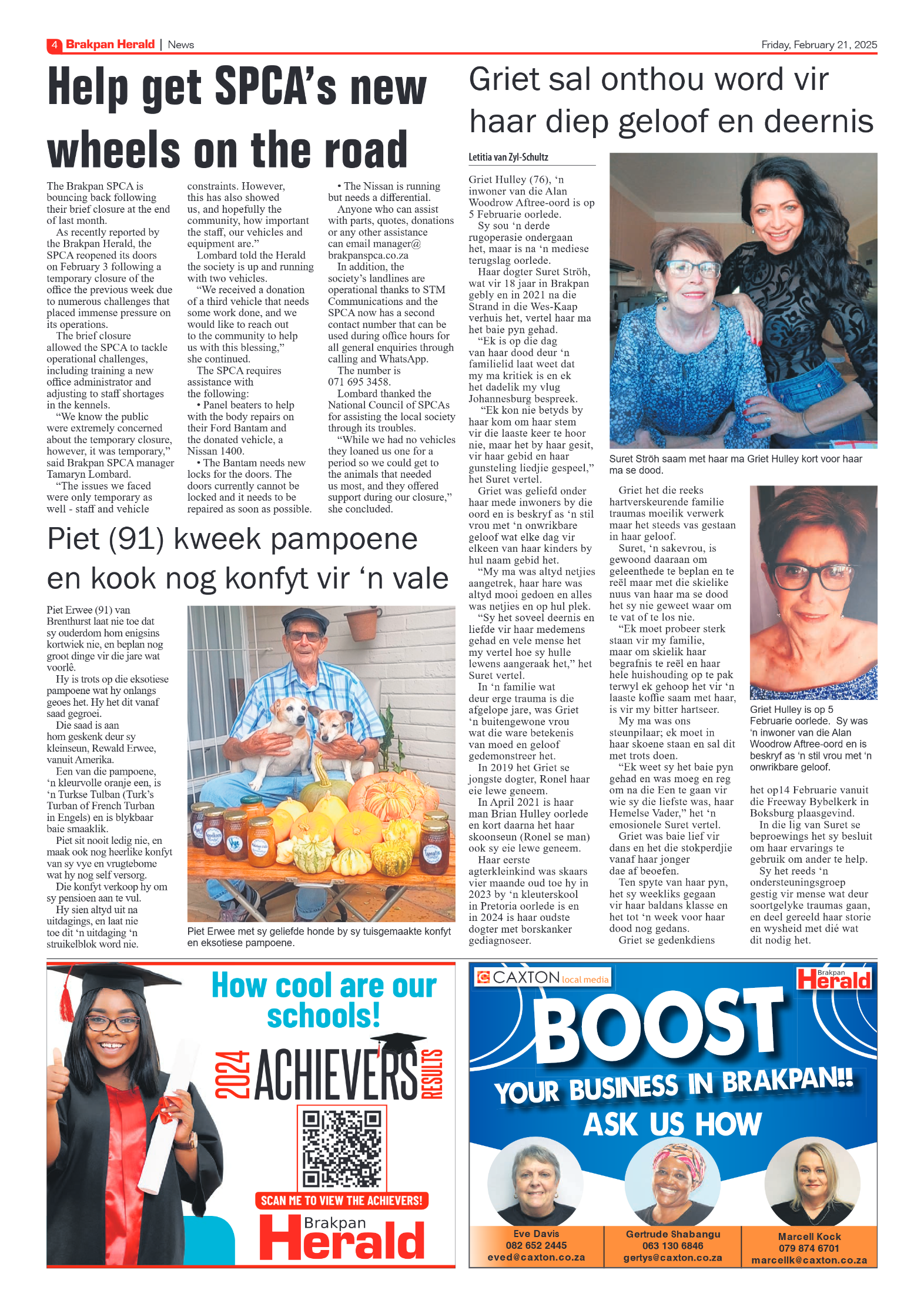 Brakpan Herald 21 February 2025 page 4