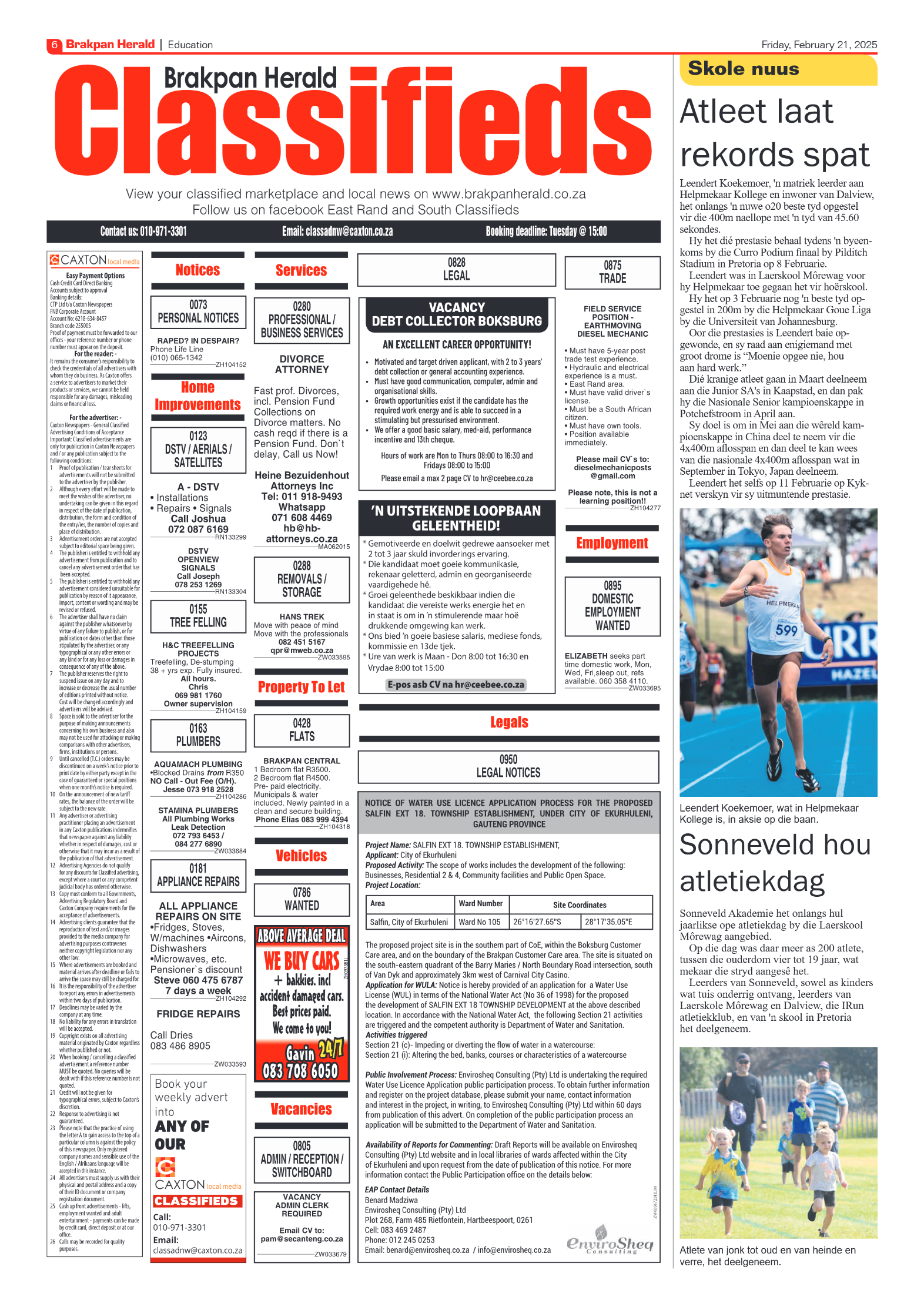 Brakpan Herald 21 February 2025 page 6