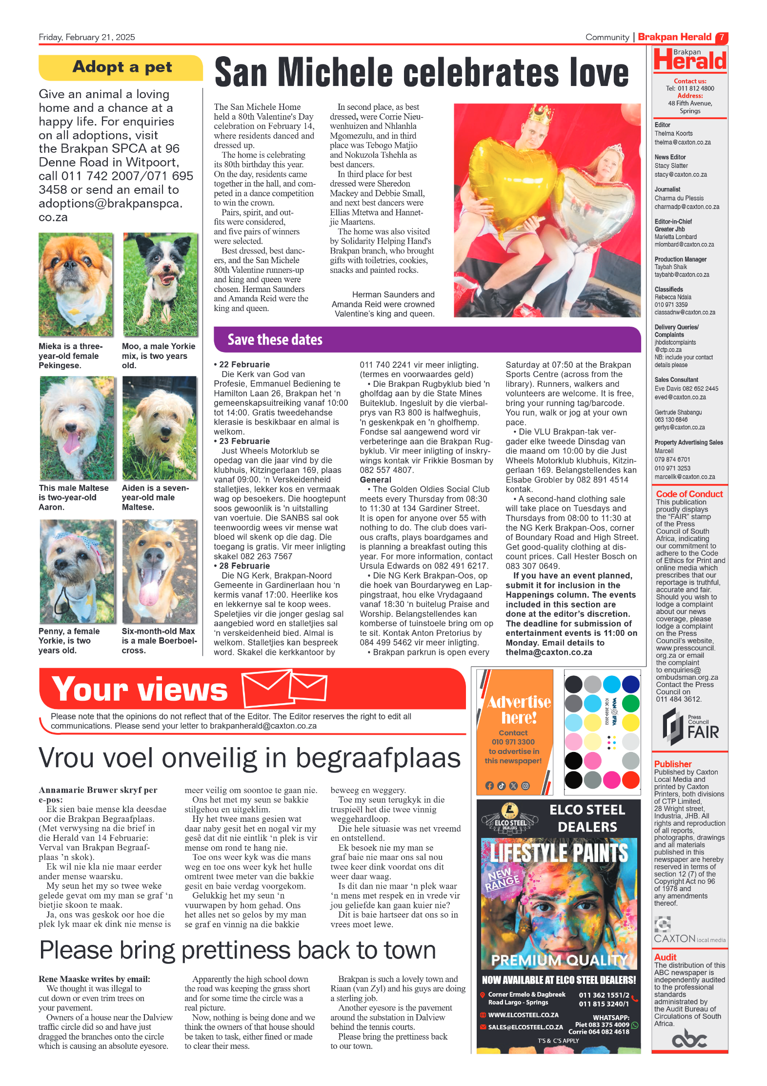 Brakpan Herald 21 February 2025 page 7