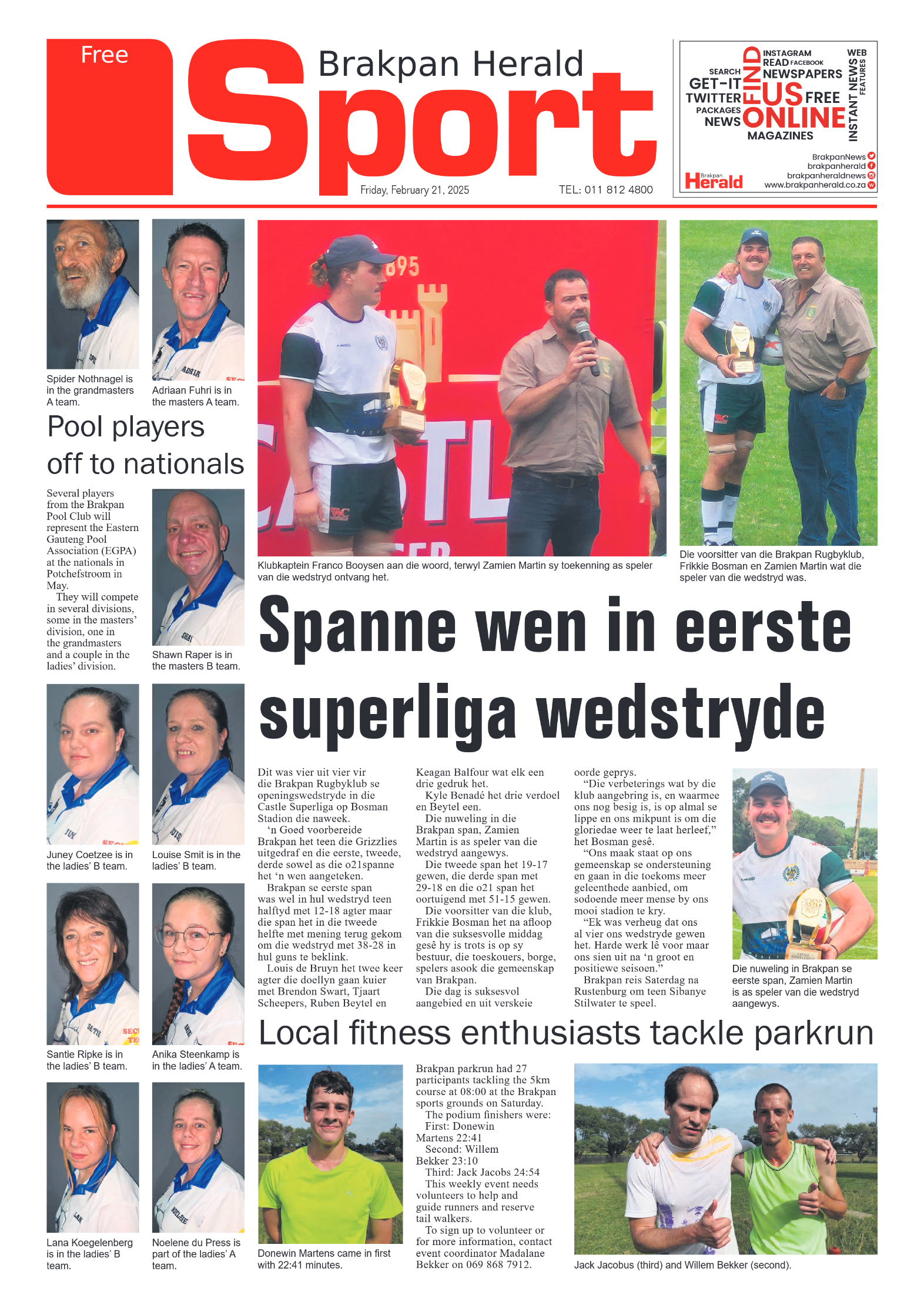 Brakpan Herald 21 February 2025 page 8