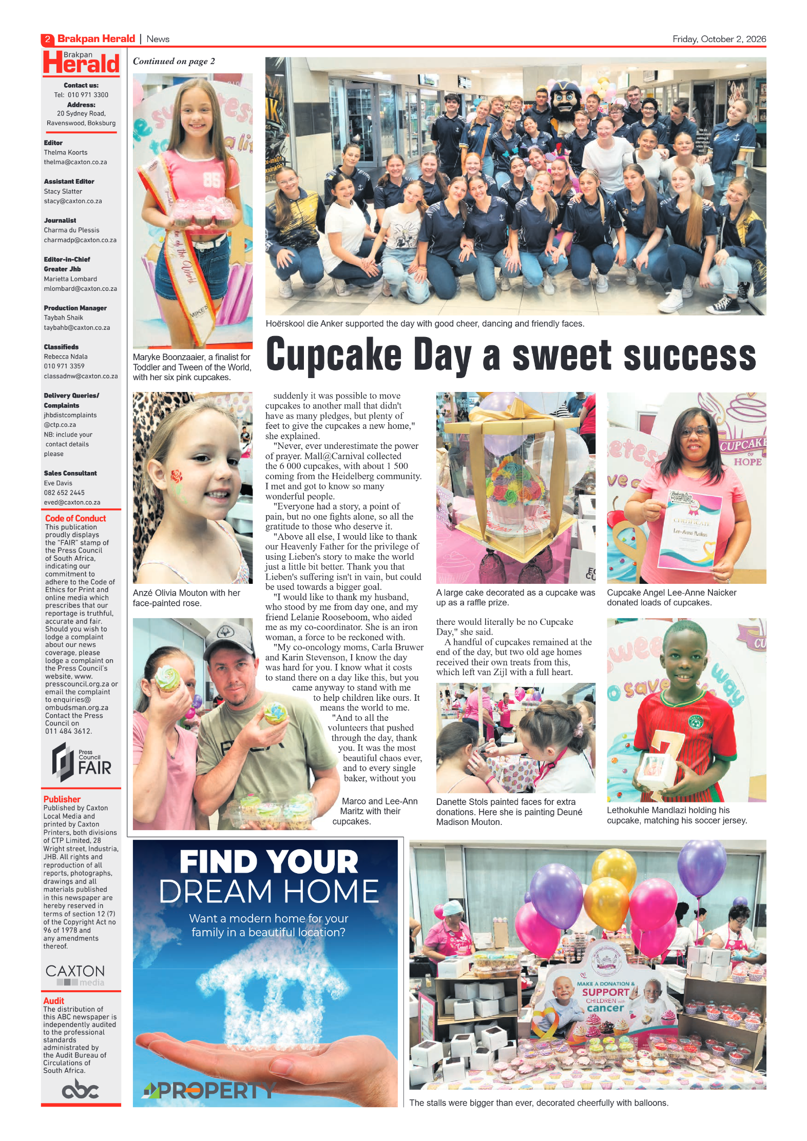 Brakpan Herald 2 October 2026 page 2