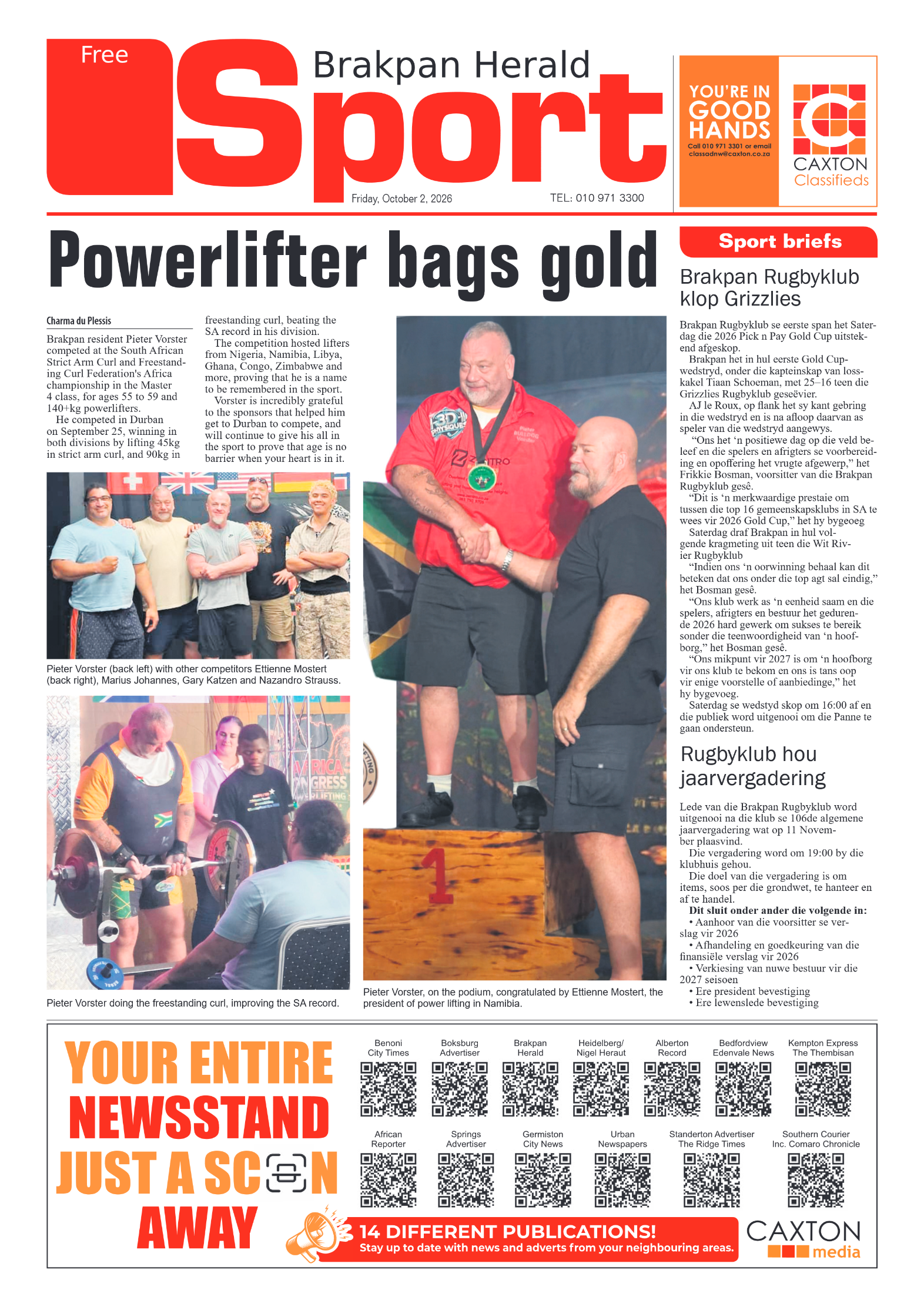 Brakpan Herald 2 October 2026 page 8