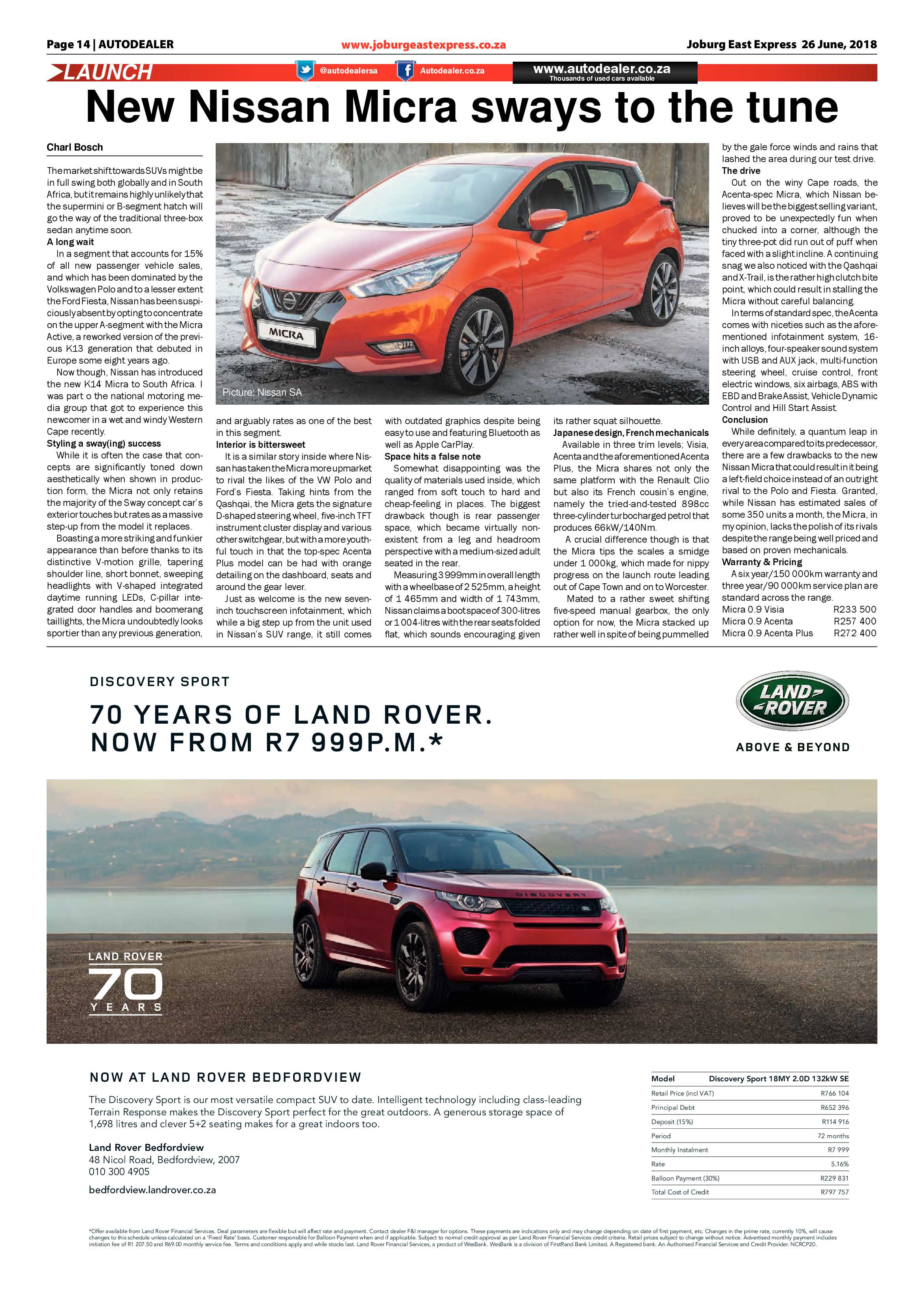Joburg East Express 26 June 2018 page 14
