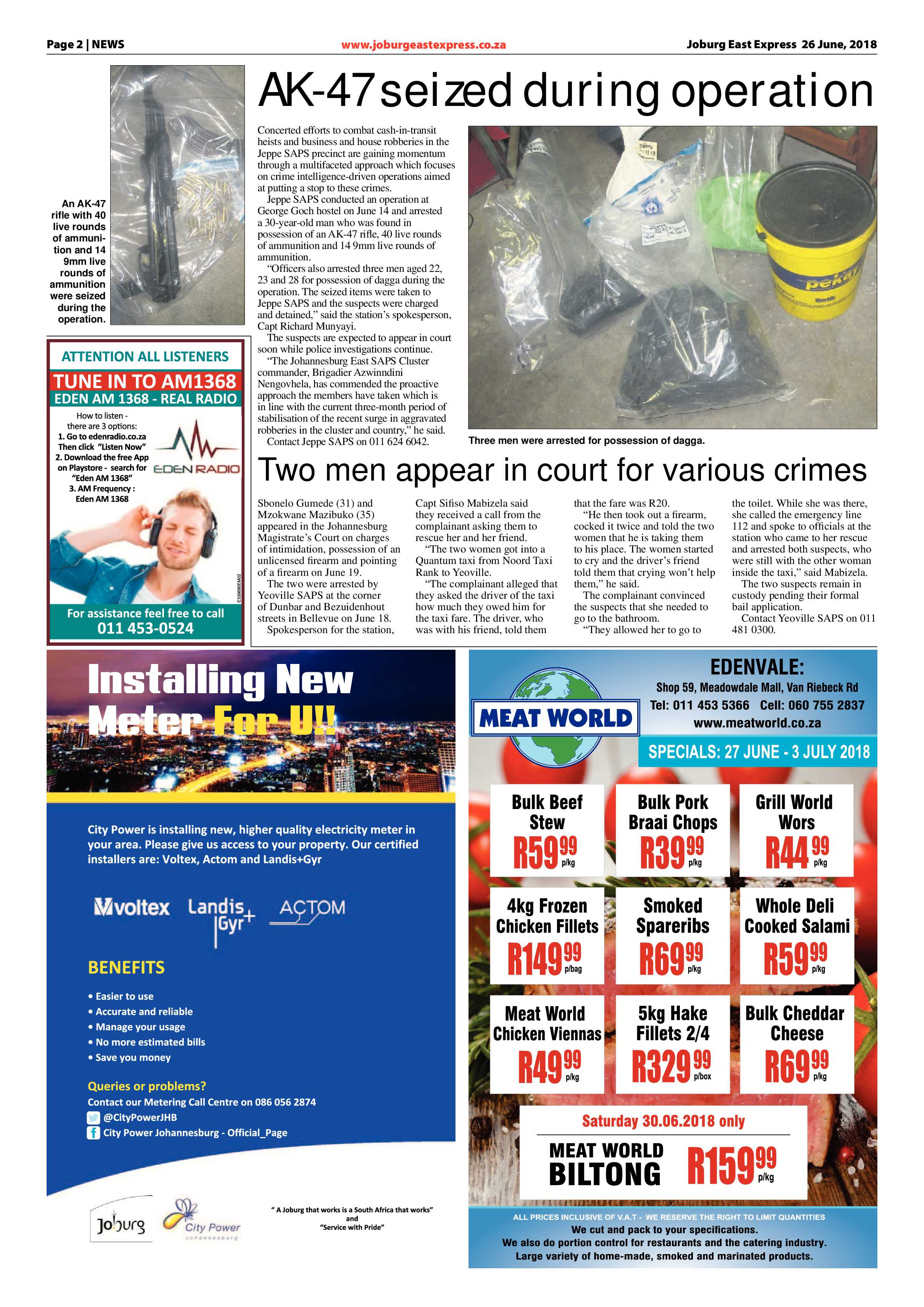 Joburg East Express 26 June 2018 page 2