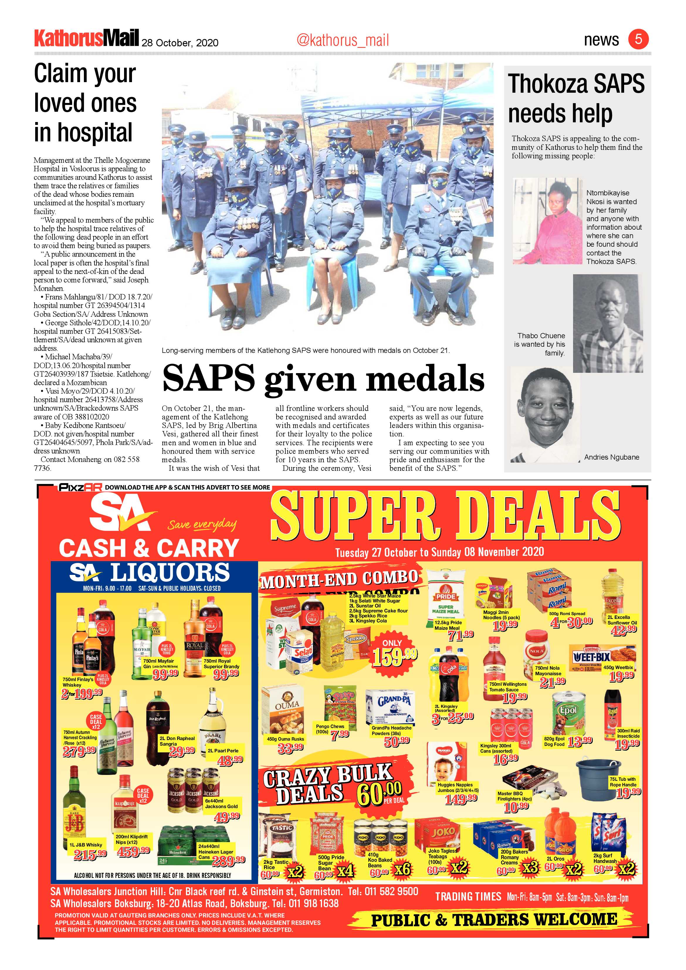 Kathorus Mail 28 October 2020 page 5