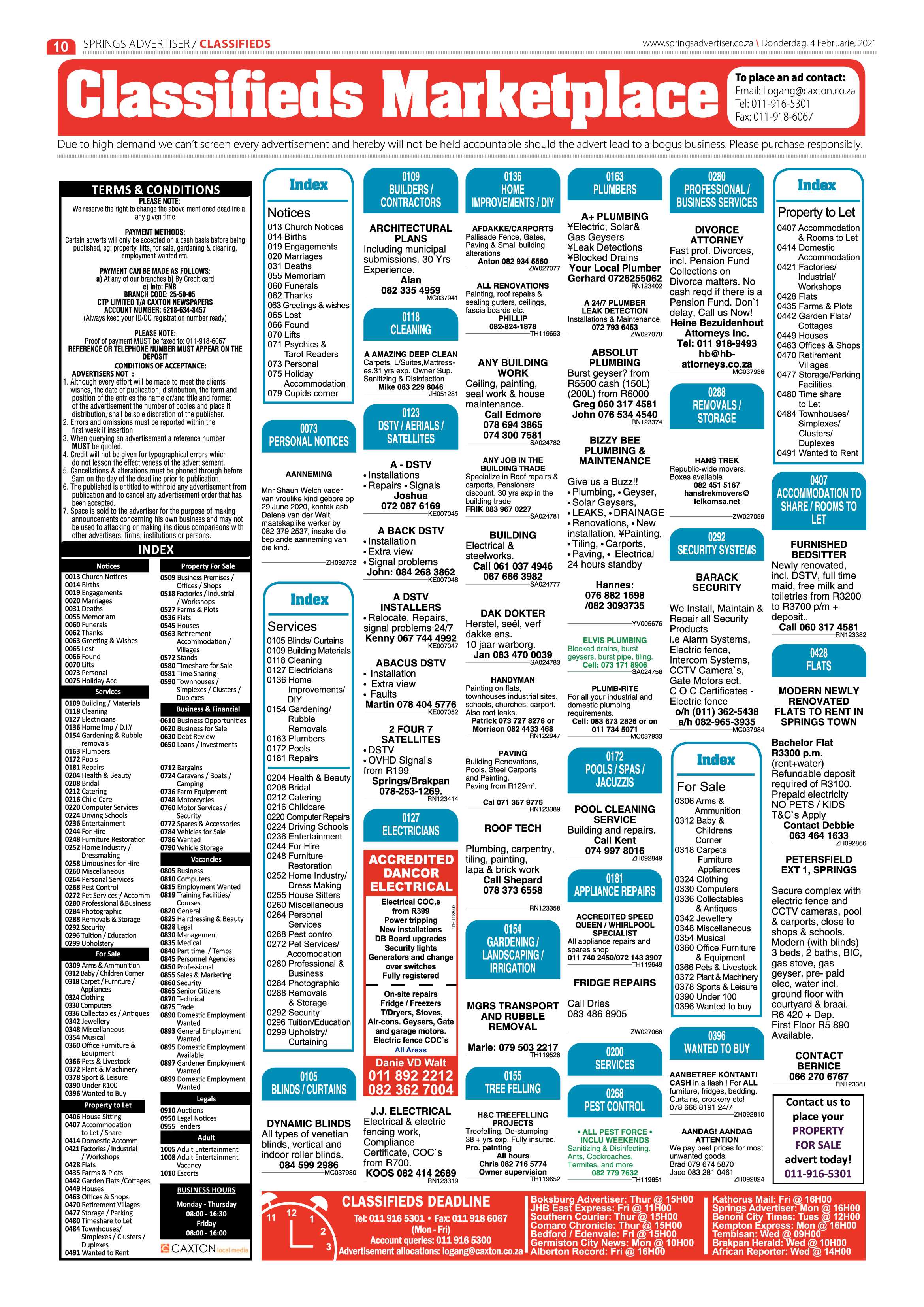 Springs Advertiser 04 February 2021 page 10
